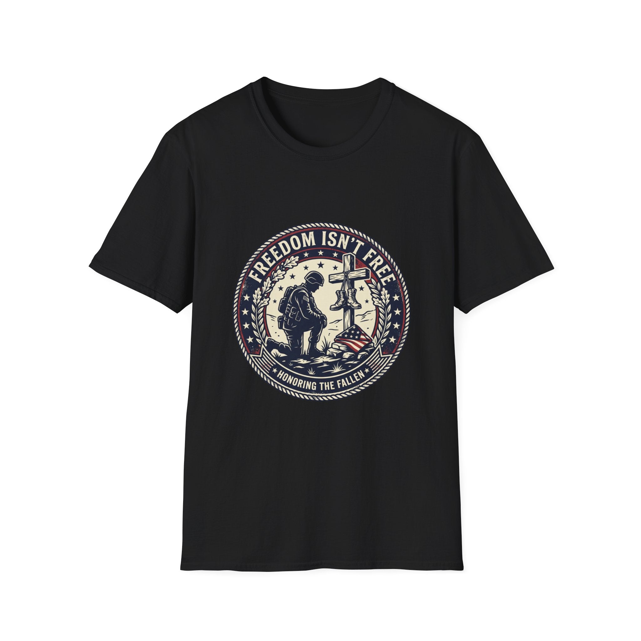 Freedom Isn't Free Memorial T-Shirt — Honoring the Fallen Military Tee