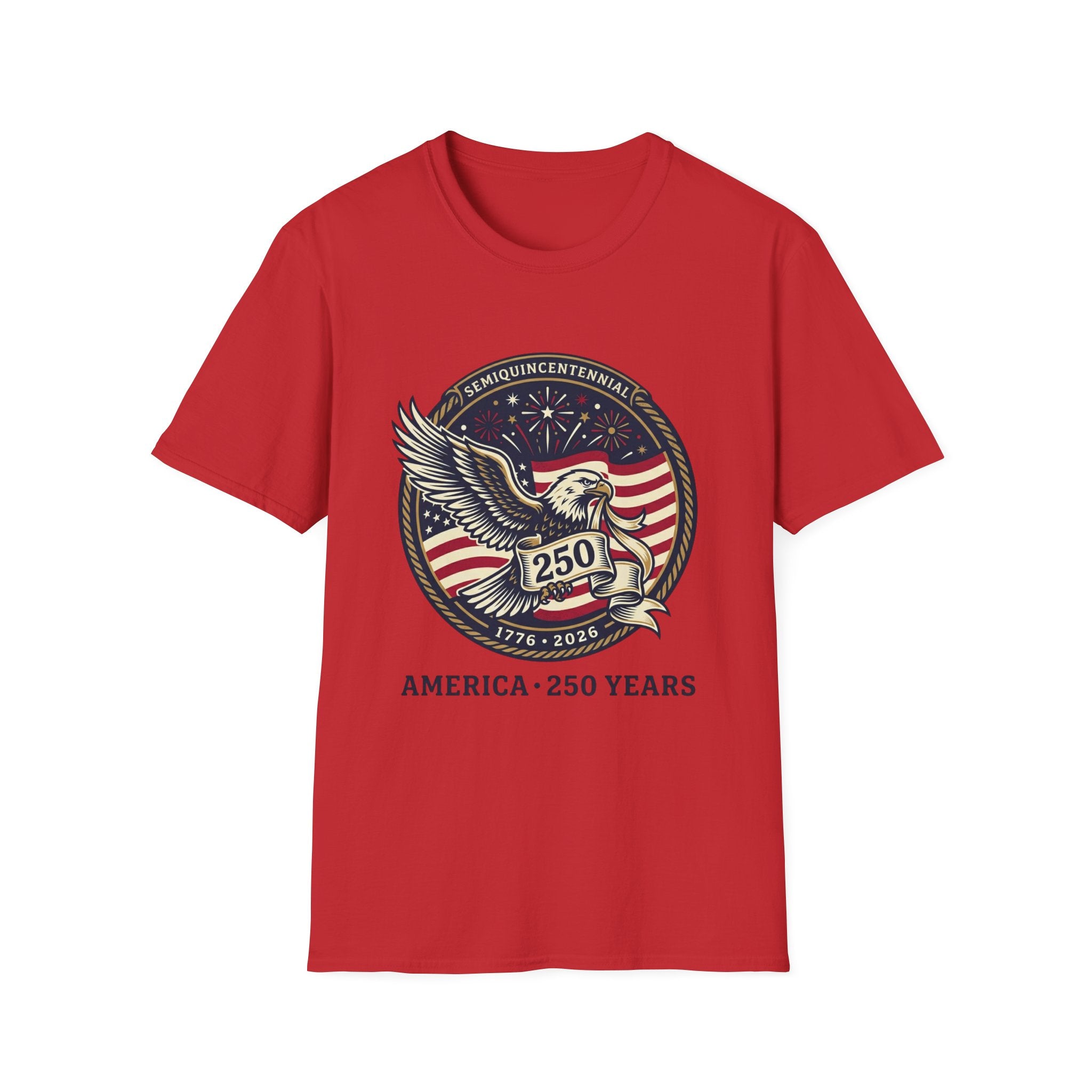 250th America Eagle T-Shirt — Semiquincentennial Patriotic Shirt