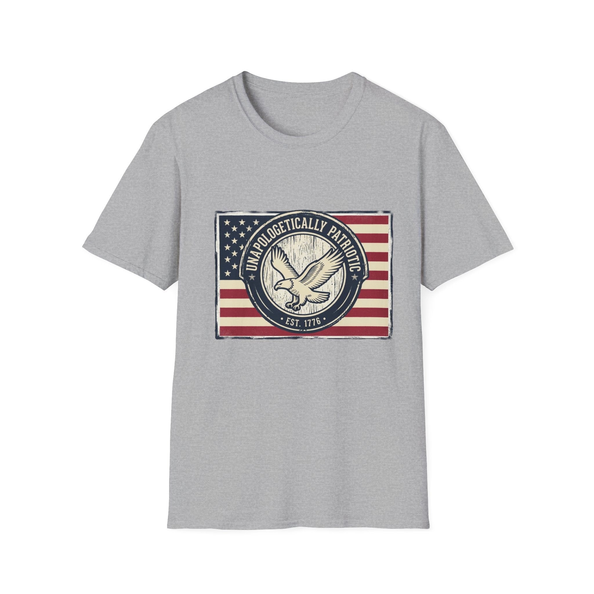 Patriotic Eagle T-Shirt — Unapologetically Patriotic American Flag Tee