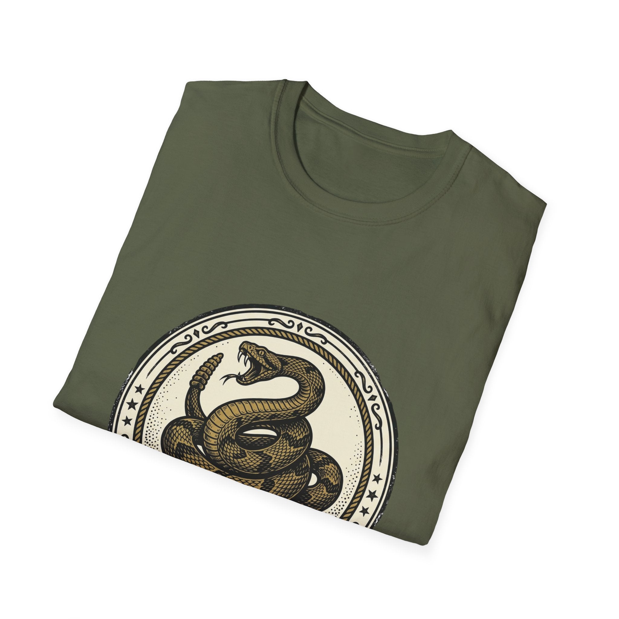 Don't Tread On Me Snake T-Shirt — Gadsden Flag Vintage Patriotic Tee