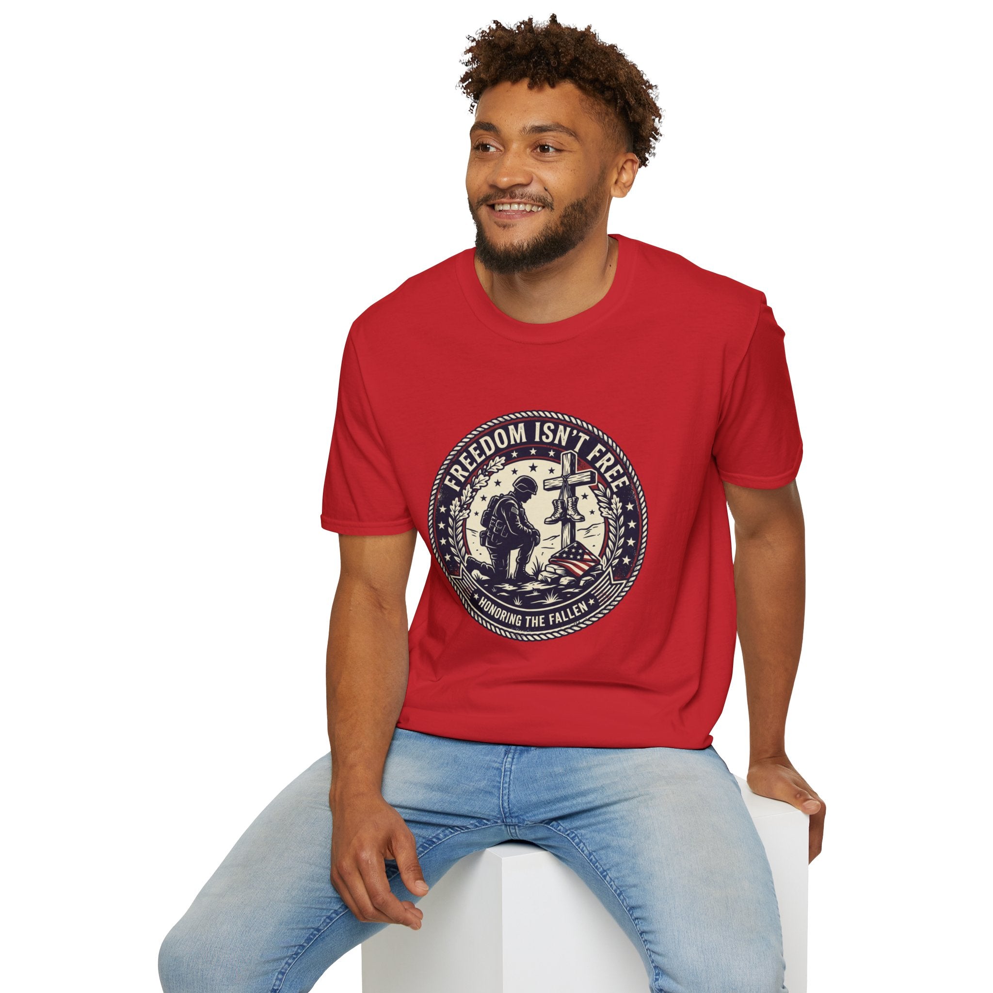 Freedom Isn't Free Memorial T-Shirt — Honoring the Fallen Military Tee