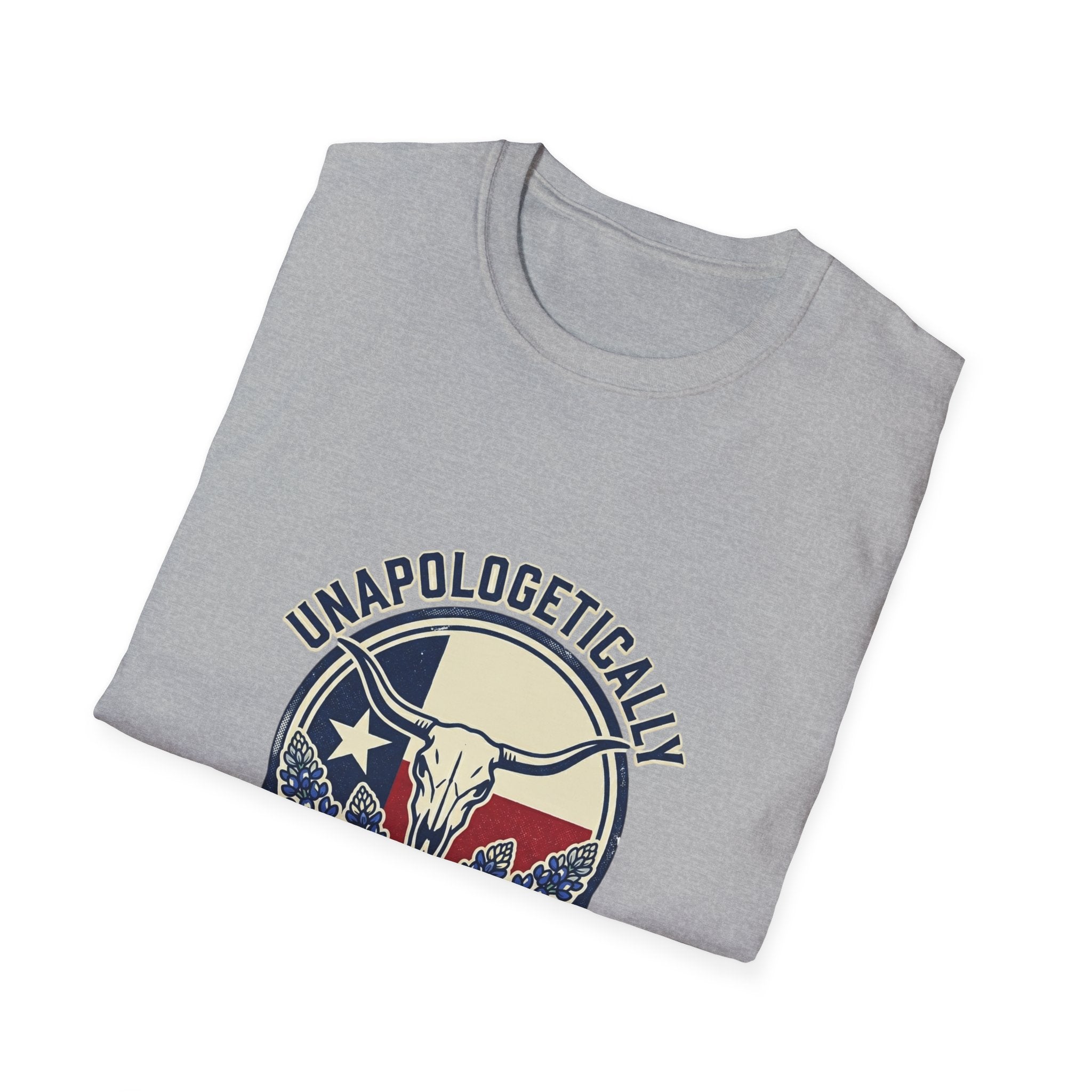 Unapologetically Texan T-Shirt — Retro Longhorn Texas Pride Tee