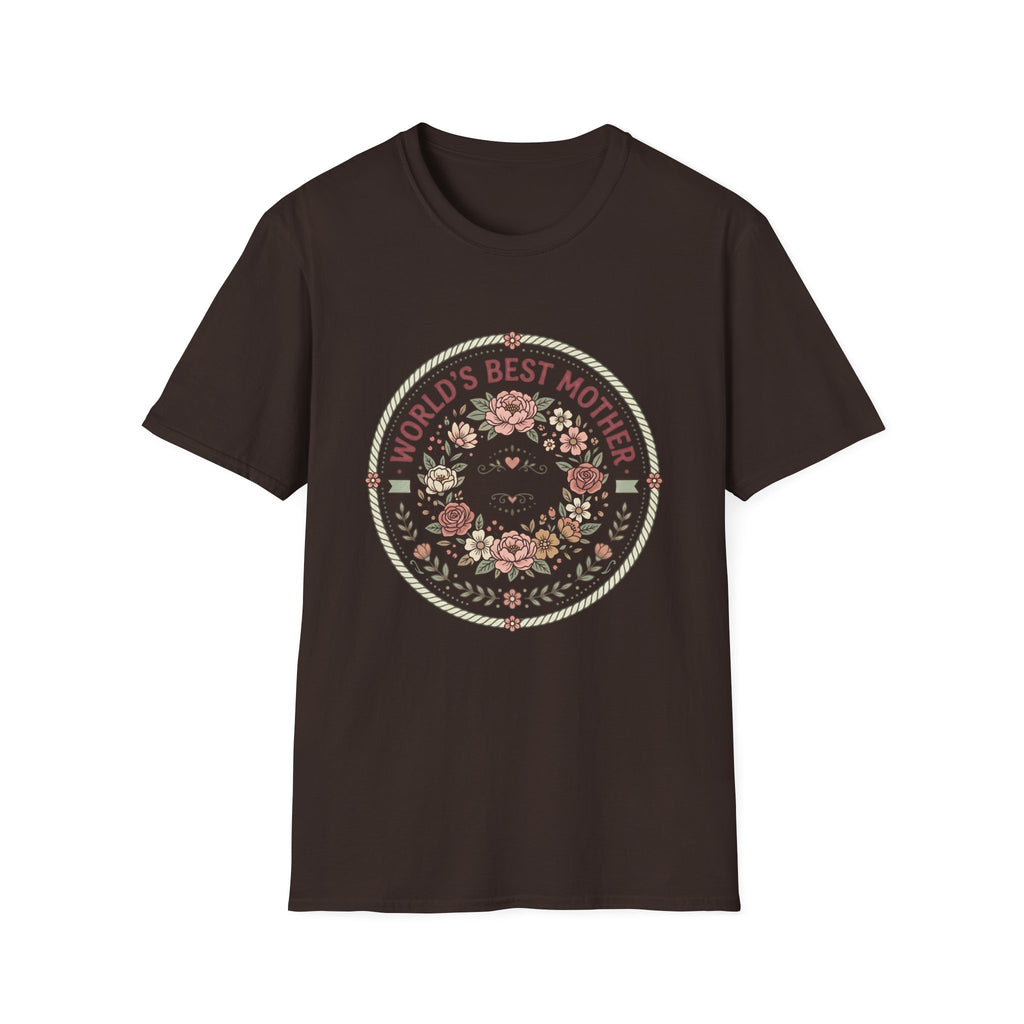 World's Best Mother Floral T-Shirt