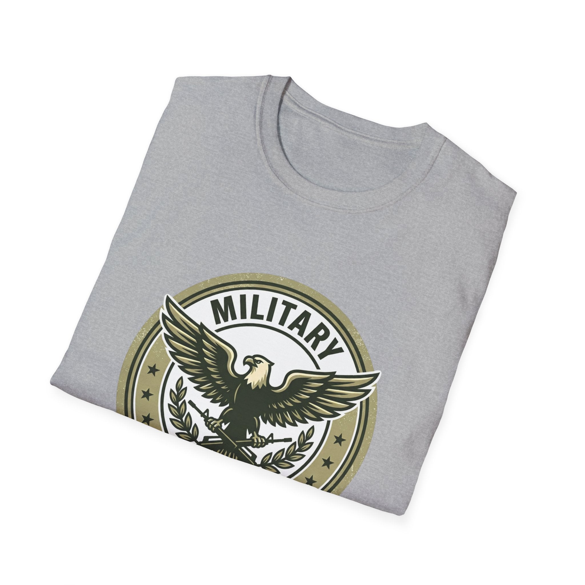 Military Eagle T-Shirt — Vintage Emblem Patriotic Tee