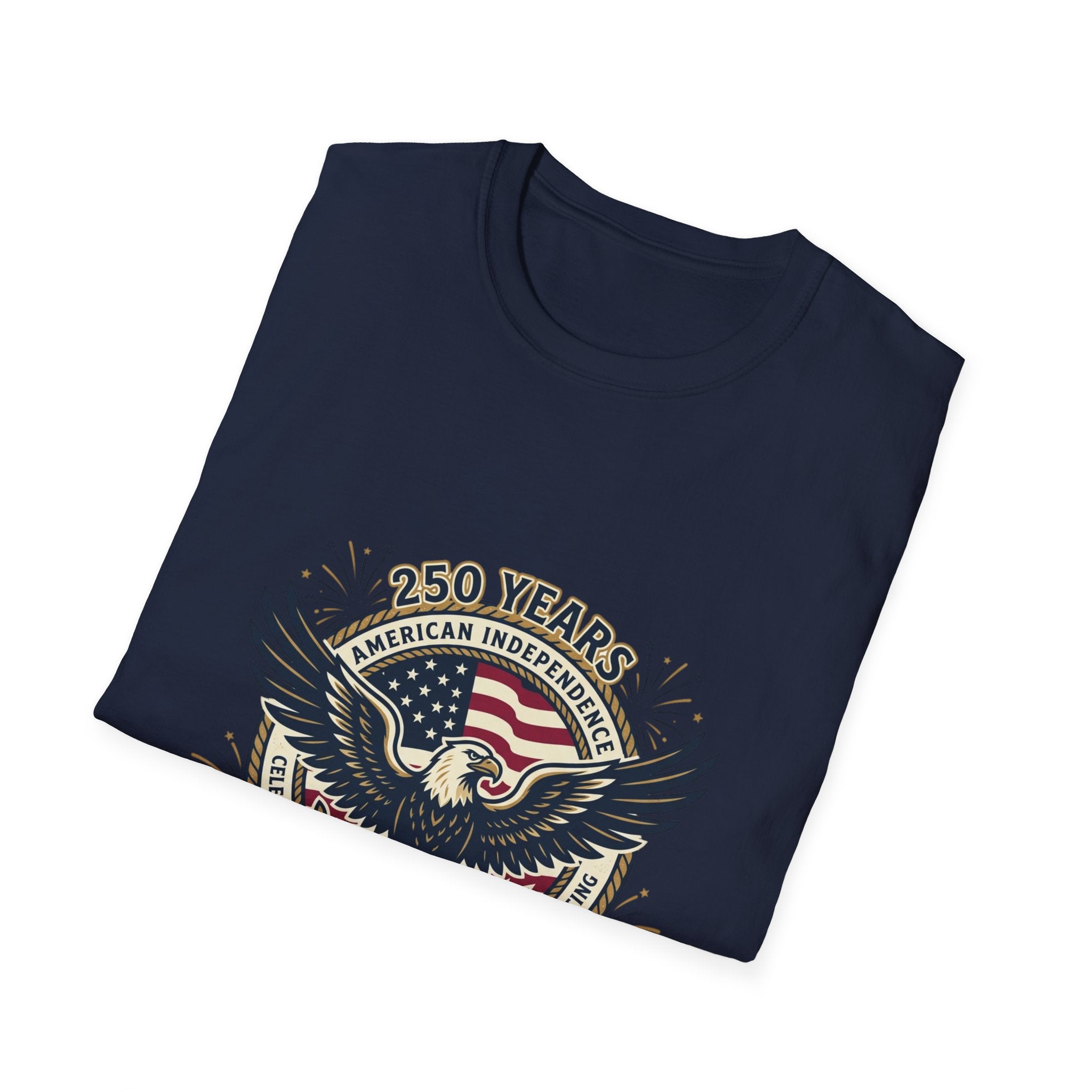 250 Years American Independence Eagle T-Shirt — Est. 1776–2026 Patriotic Tee