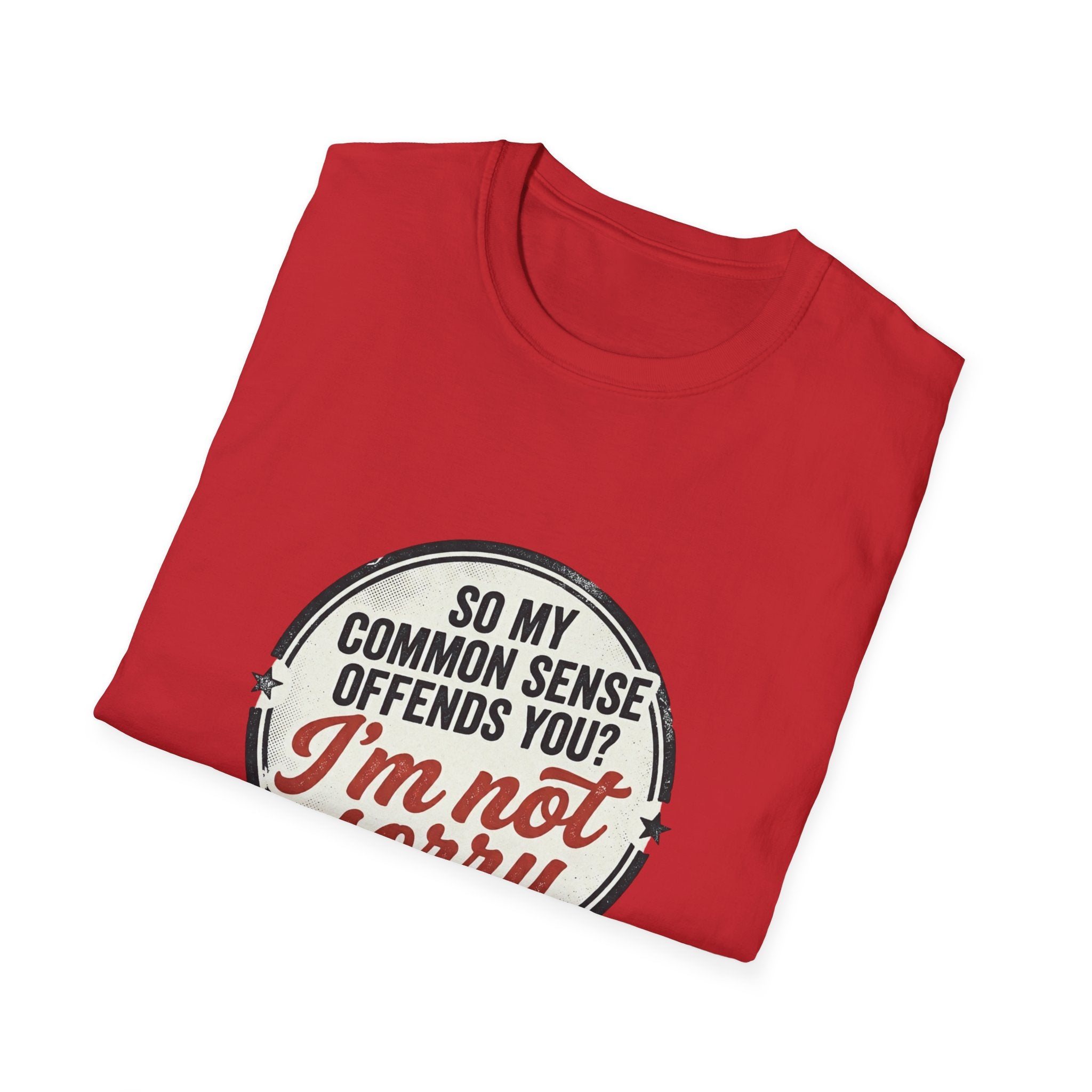 T-Shirt — "So My Common Sense Offends You? I'm Not Sorry" Funny Graphic Tee