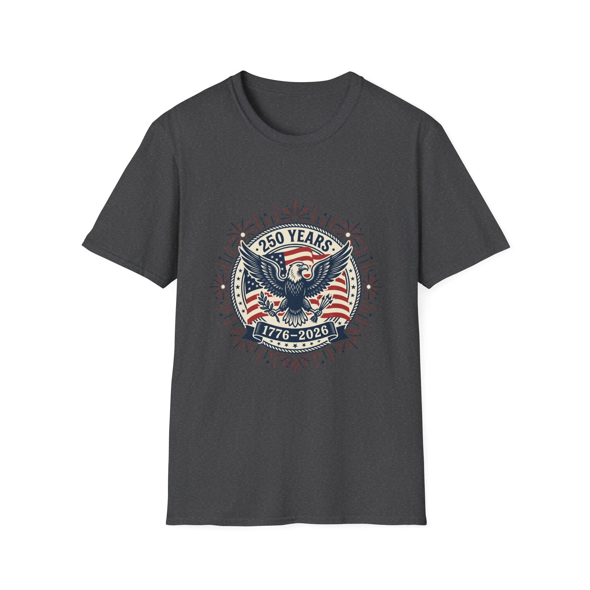 250 Years 1776–2026 Eagle T-Shirt — Patriotic American Independence Shirt
