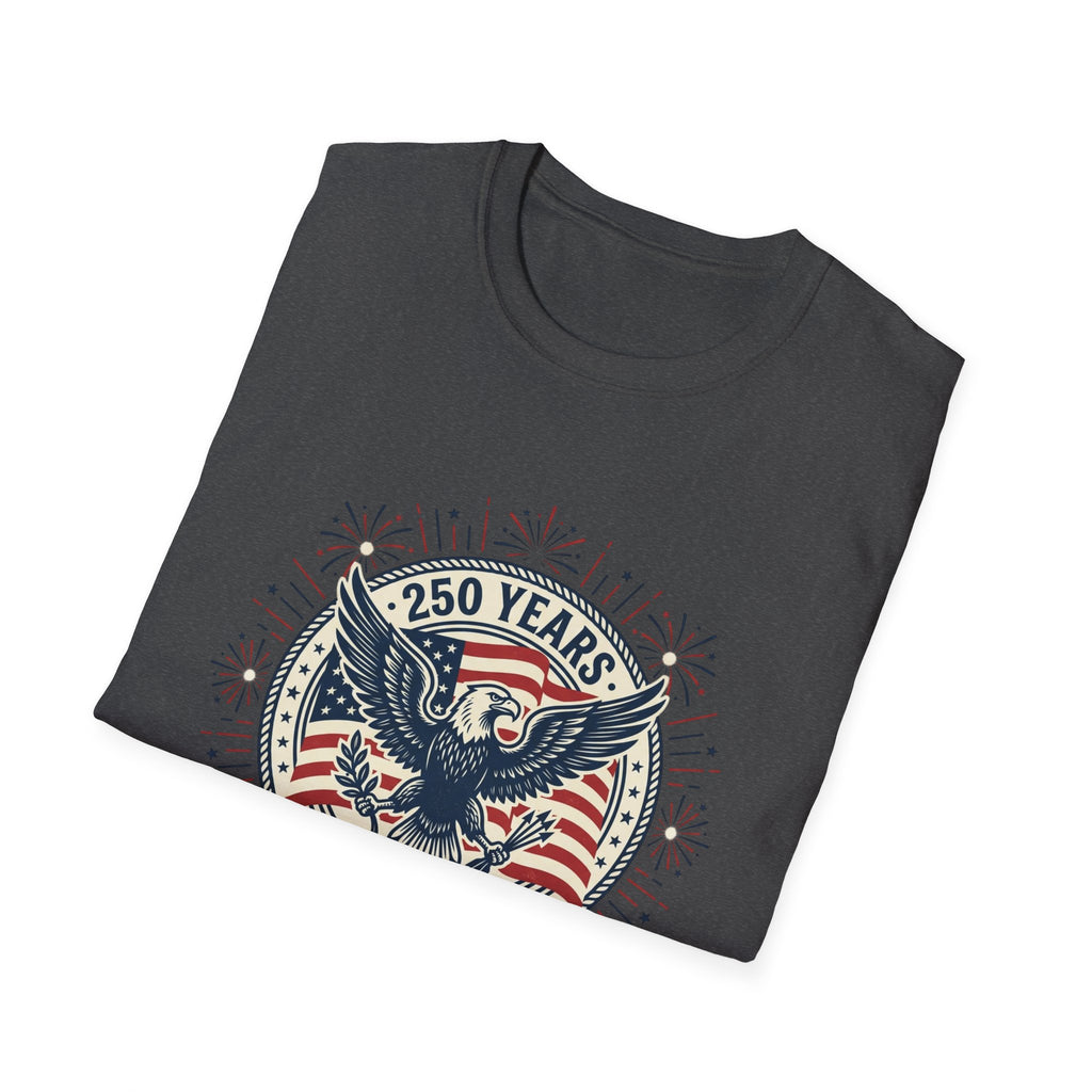 250 Years 1776–2026 Eagle T-Shirt — Patriotic American Independence Shirt
