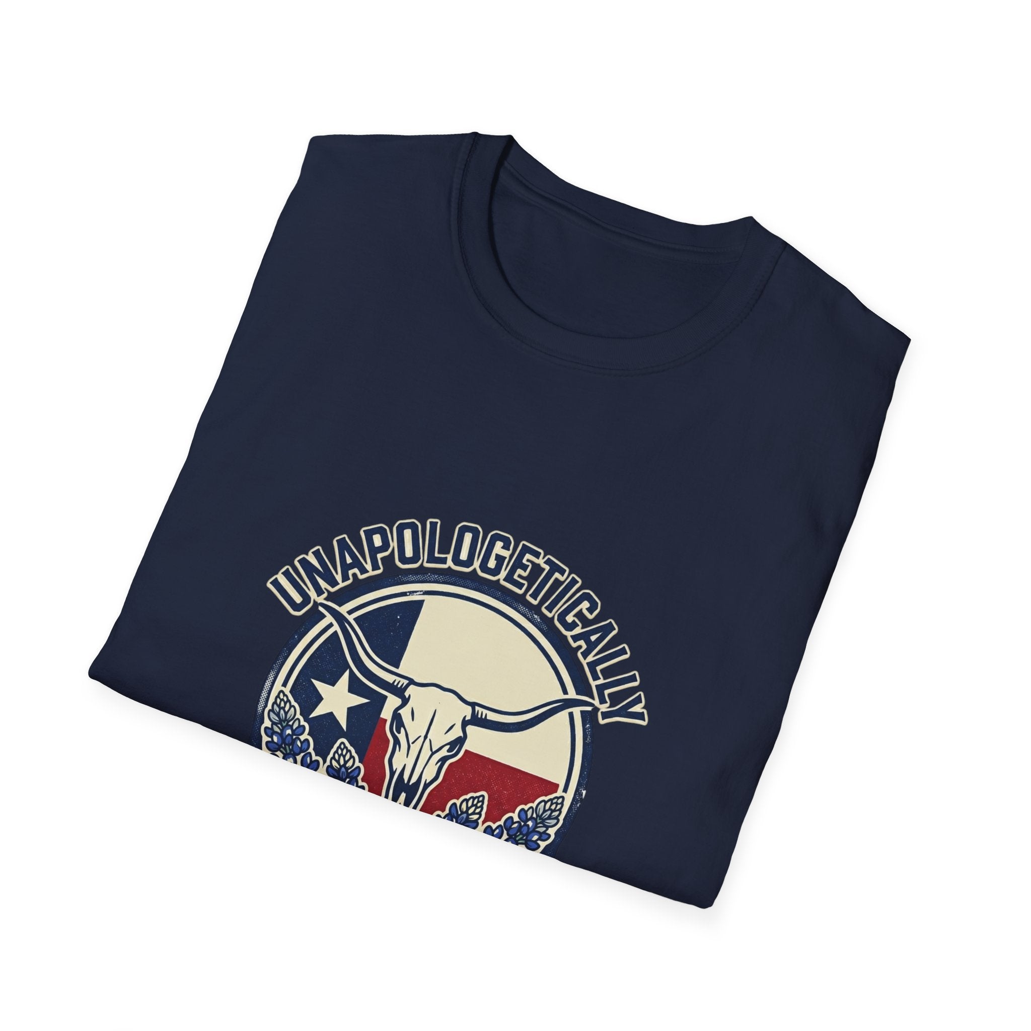 Unapologetically Texan T-Shirt — Retro Longhorn Texas Pride Tee