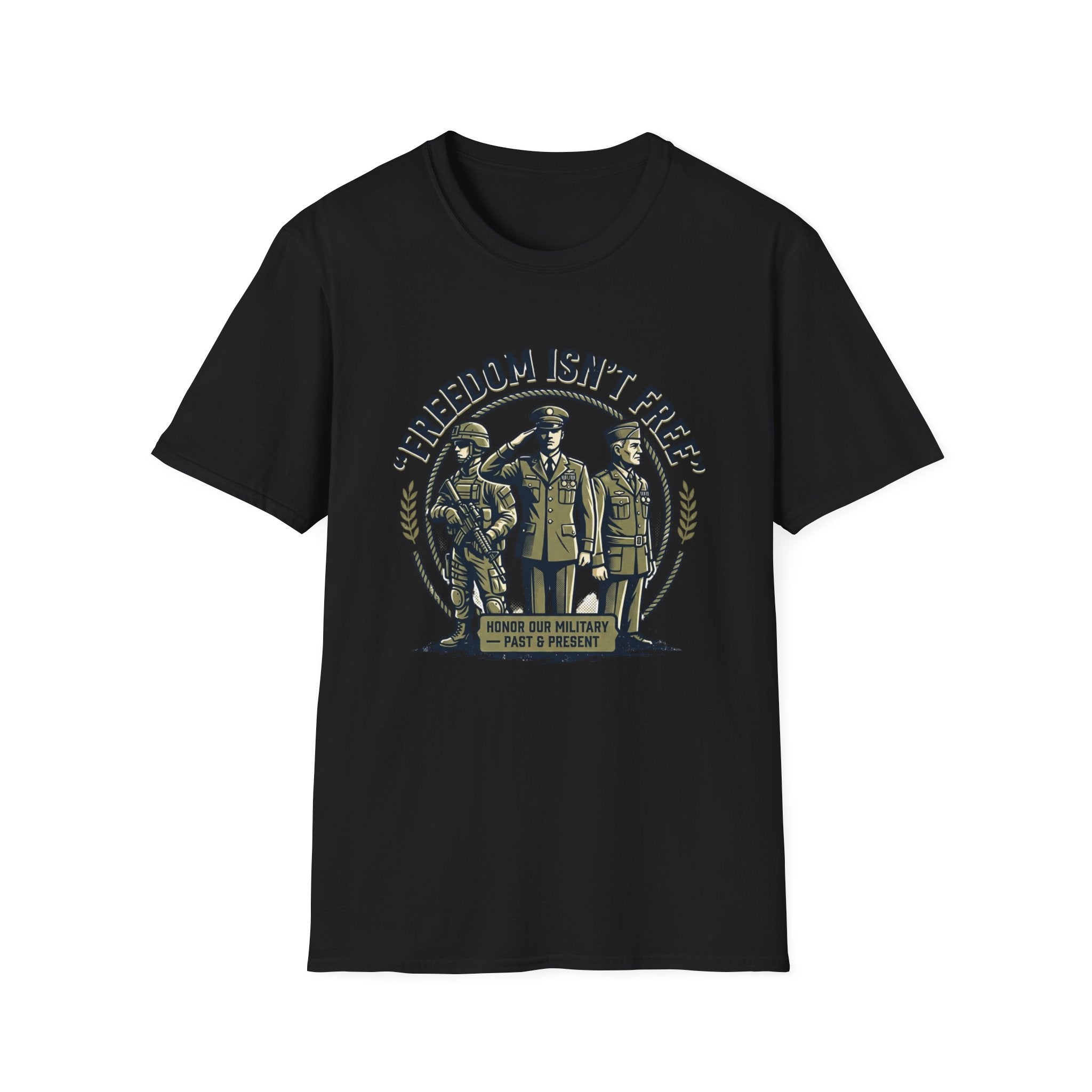 Freedom Isn't Free Military Tribute T-Shirt