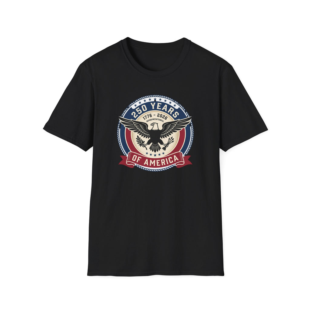 250 Years of America Eagle T-Shirt — 1776–2026 Patriotic Anniversary Tee