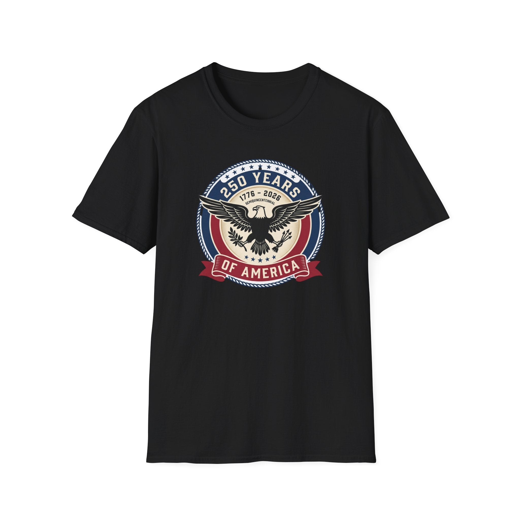 250 Years of America Eagle T-Shirt — 1776–2026 Patriotic Anniversary Tee