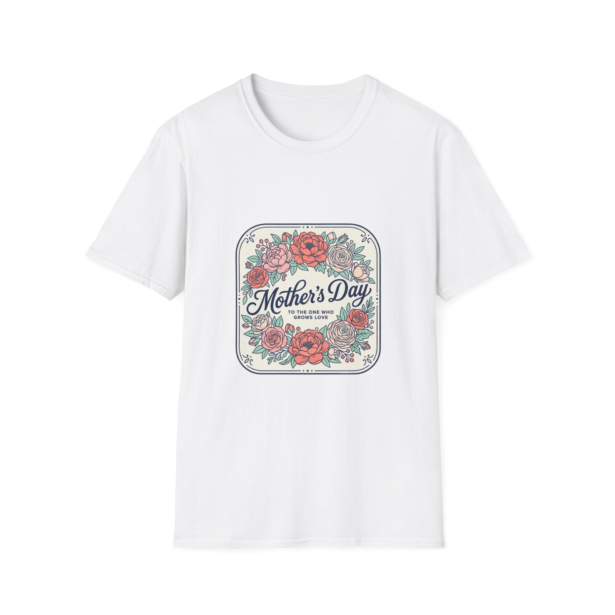 Mother's Day Floral Tee — Vintage Roses "Mother's Day" Graphic T-Shirt