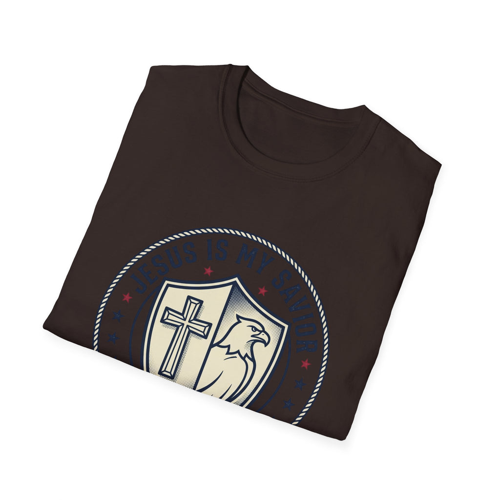 Christian Political T-Shirt — "Jesus Is My Savior, Trump Is My President"