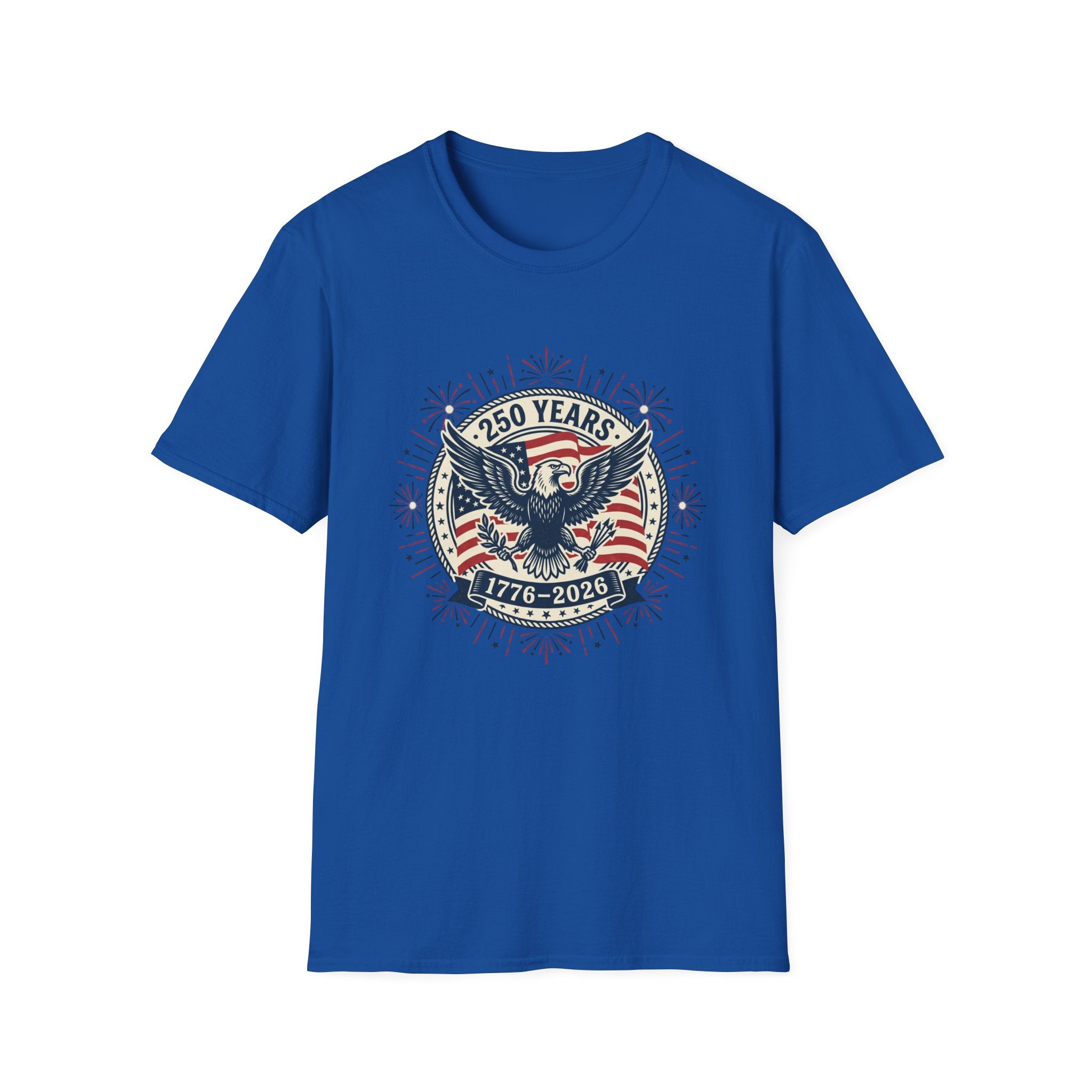 250 Years 1776–2026 Eagle T-Shirt — Patriotic American Independence Shirt