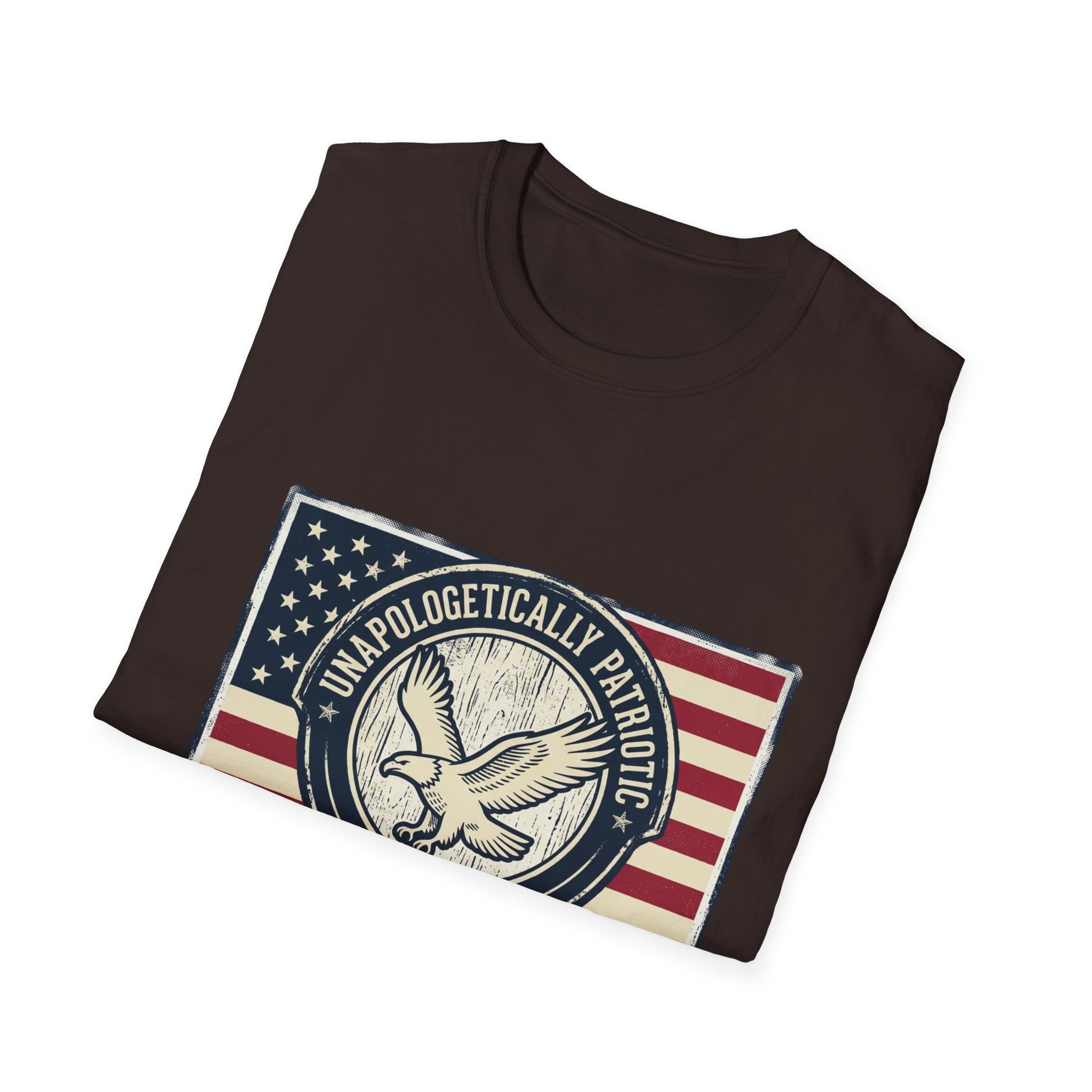 Patriotic Eagle T-Shirt — Unapologetically Patriotic American Flag Tee