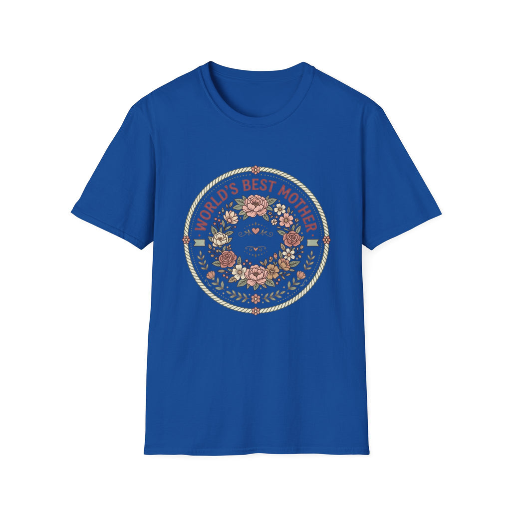 World's Best Mother Floral T-Shirt