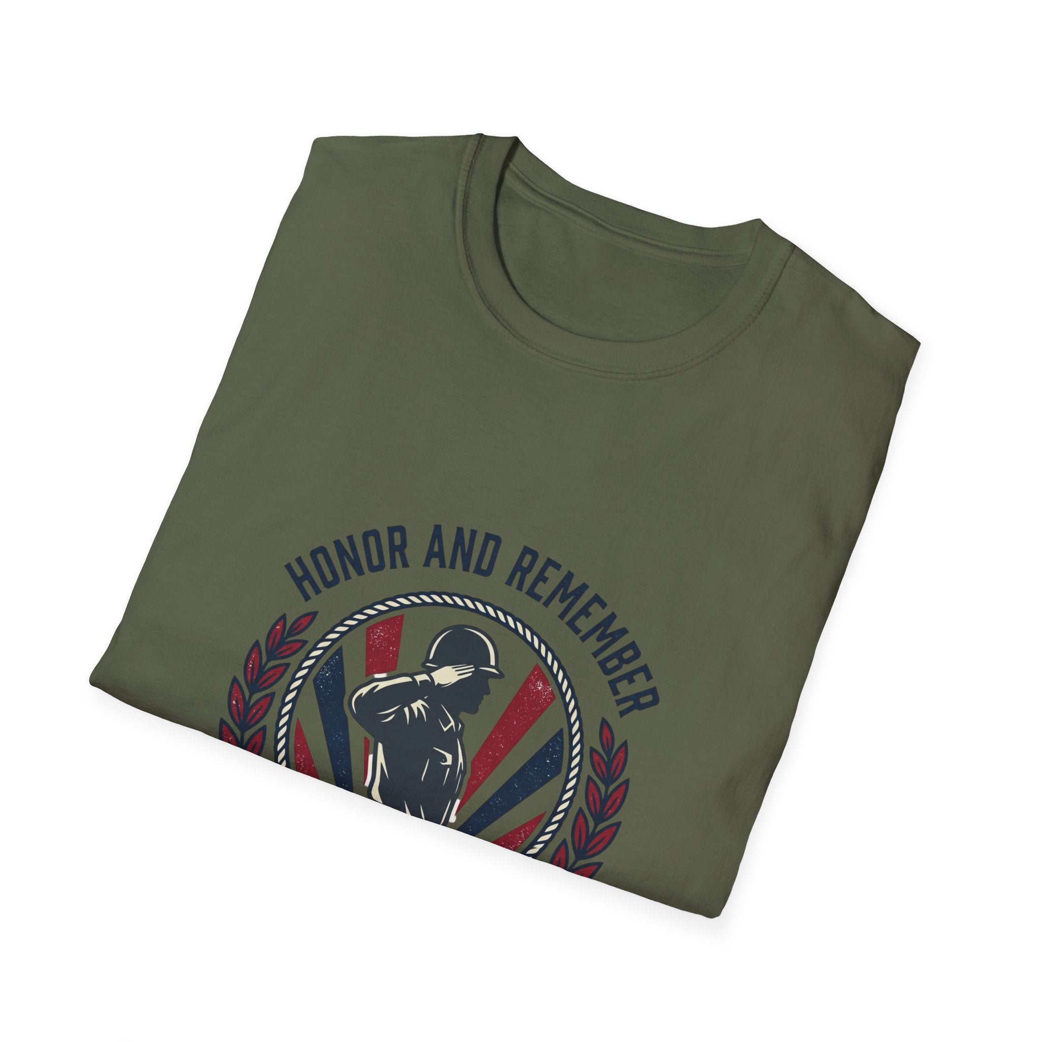 Veterans Tribute T-Shirt — "Honor and Remember" Memorial Tee