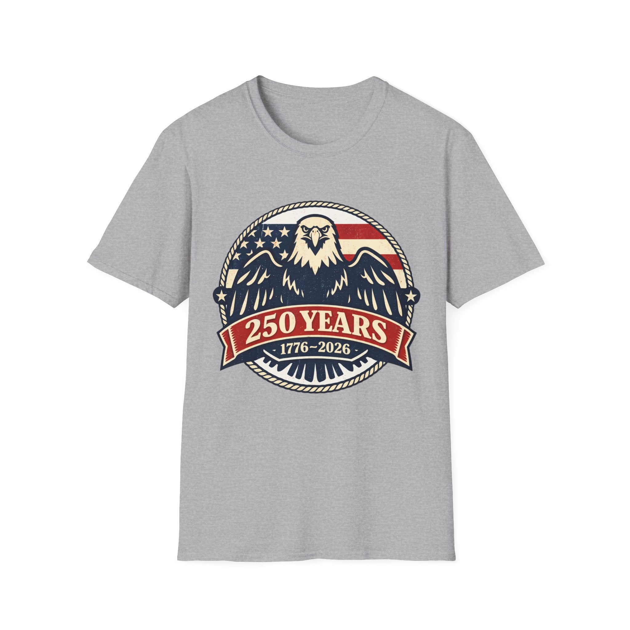 250 Years Eagle T-Shirt – 1776–2026 American Anniversary Patriotic Tee