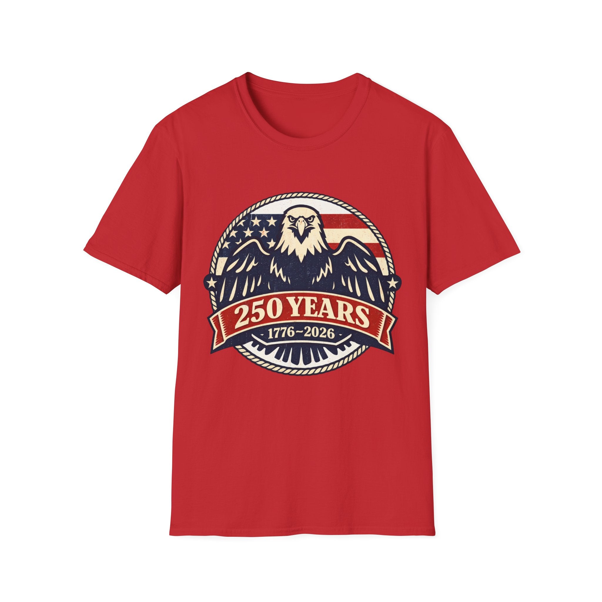 250 Years Eagle T-Shirt – 1776–2026 American Anniversary Patriotic Tee