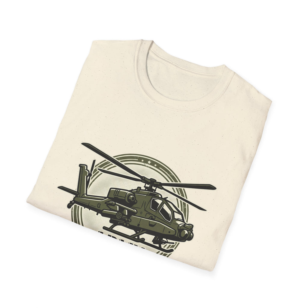 Army Helicopter T‑Shirt — Military Aviation Badge Tee