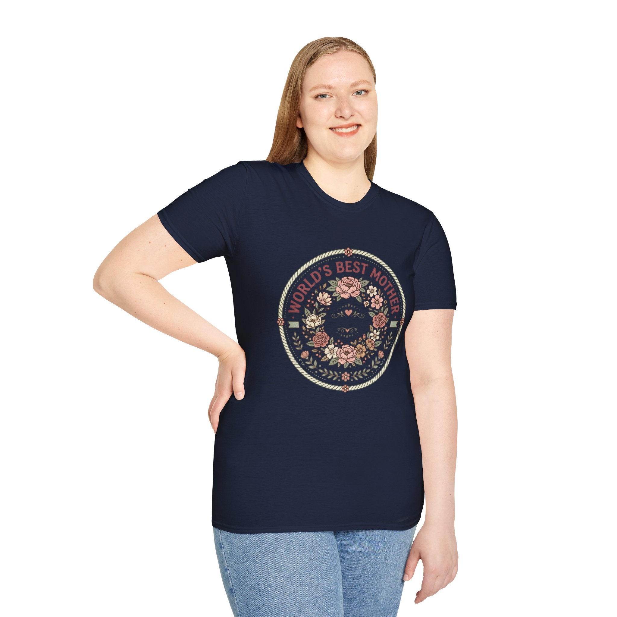 World's Best Mother Floral T-Shirt