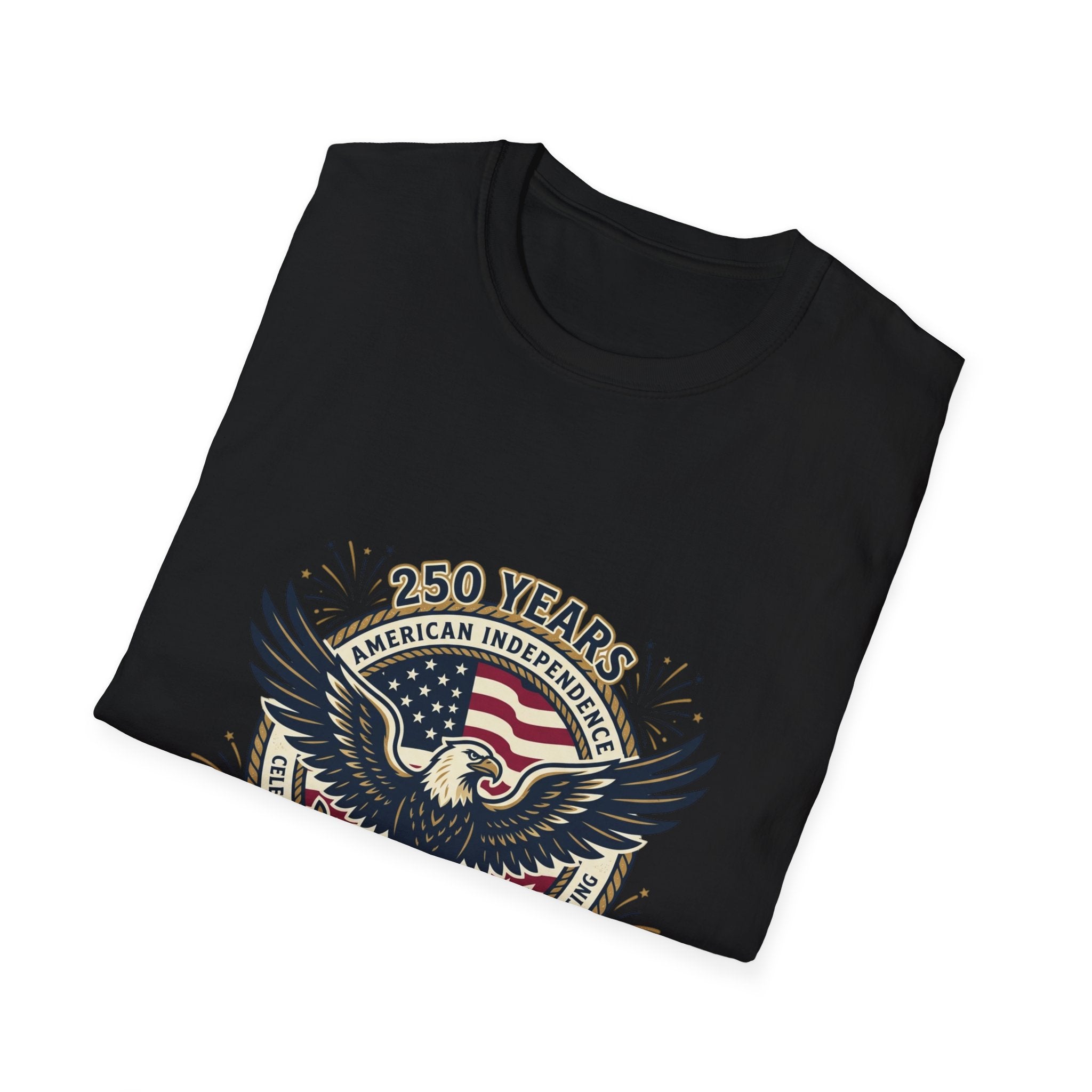 250 Years American Independence Eagle T-Shirt — Est. 1776–2026 Patriotic Tee