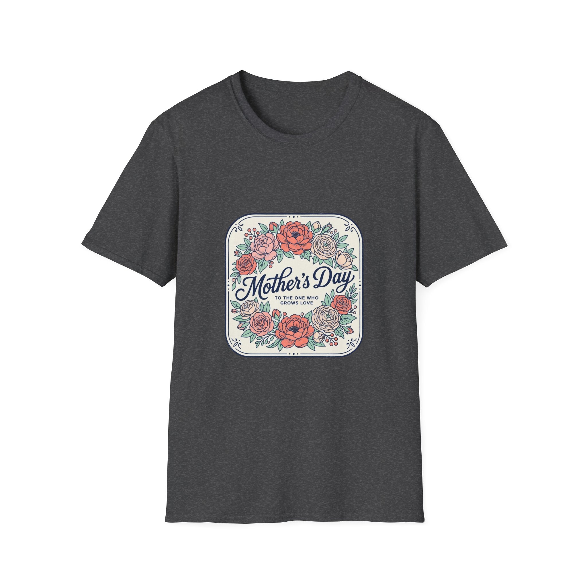 Mother's Day Floral Tee — Vintage Roses "Mother's Day" Graphic T-Shirt
