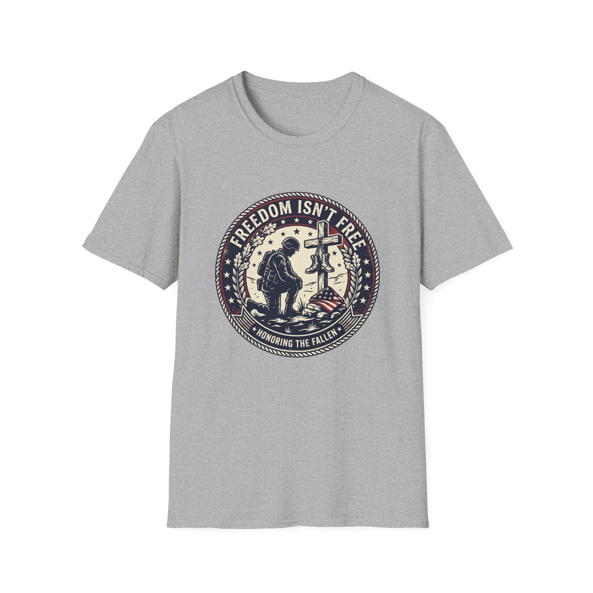 Freedom Isn't Free Memorial T-Shirt — Honoring the Fallen Military Tee