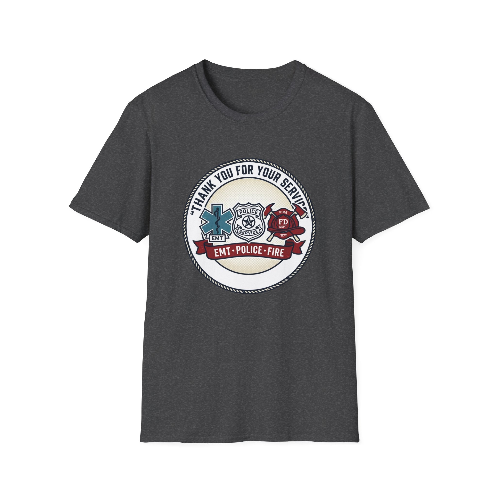 EMT • Police • Fire 'Thank You For Your Service' T-Shirt