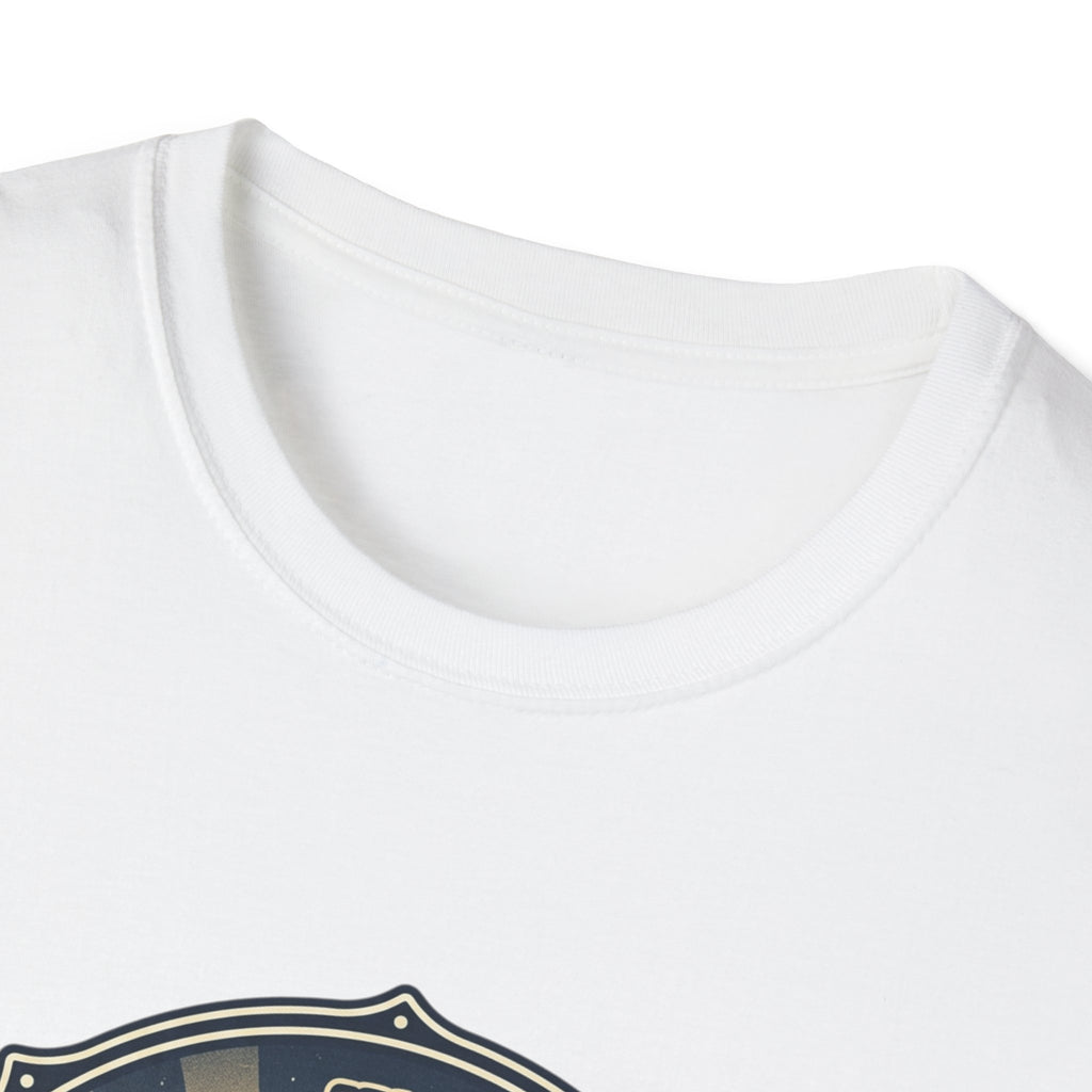 Christian T-Shirt — "Thankful God Is In Control" Cross Design