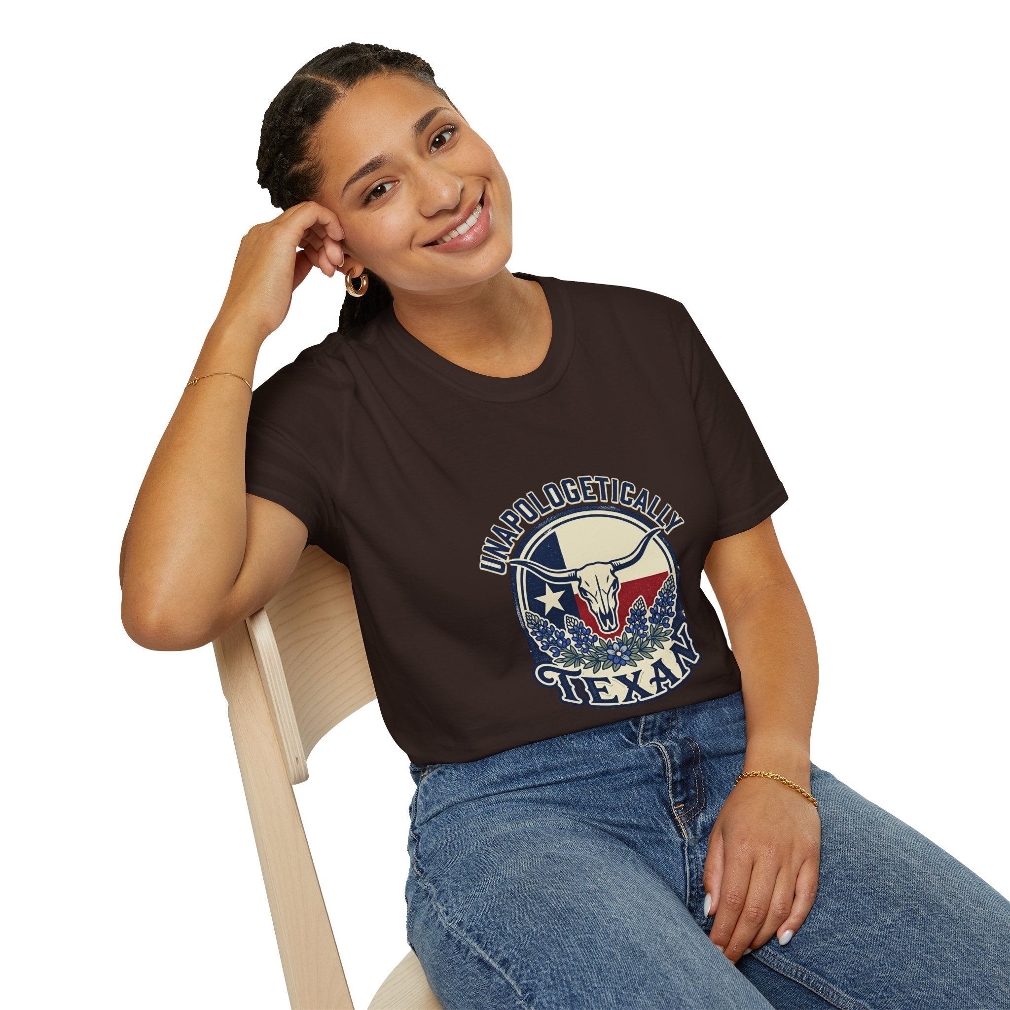 Unapologetically Texan T-Shirt — Retro Longhorn Texas Pride Tee