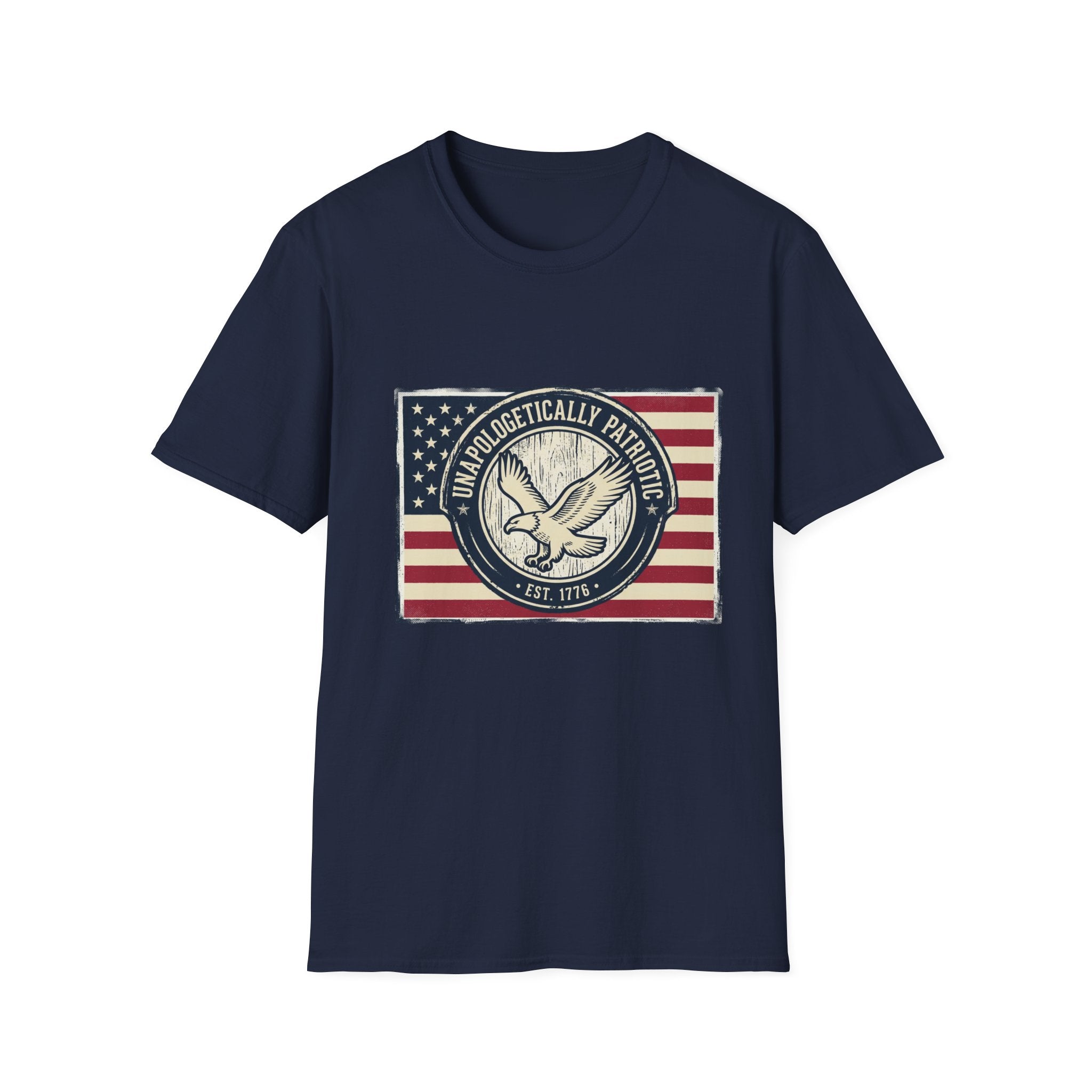 Patriotic Eagle T-Shirt — Unapologetically Patriotic American Flag Tee