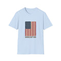 Freedom Isn't Free T-Shirt — Distressed American Flag Patriotic Tee