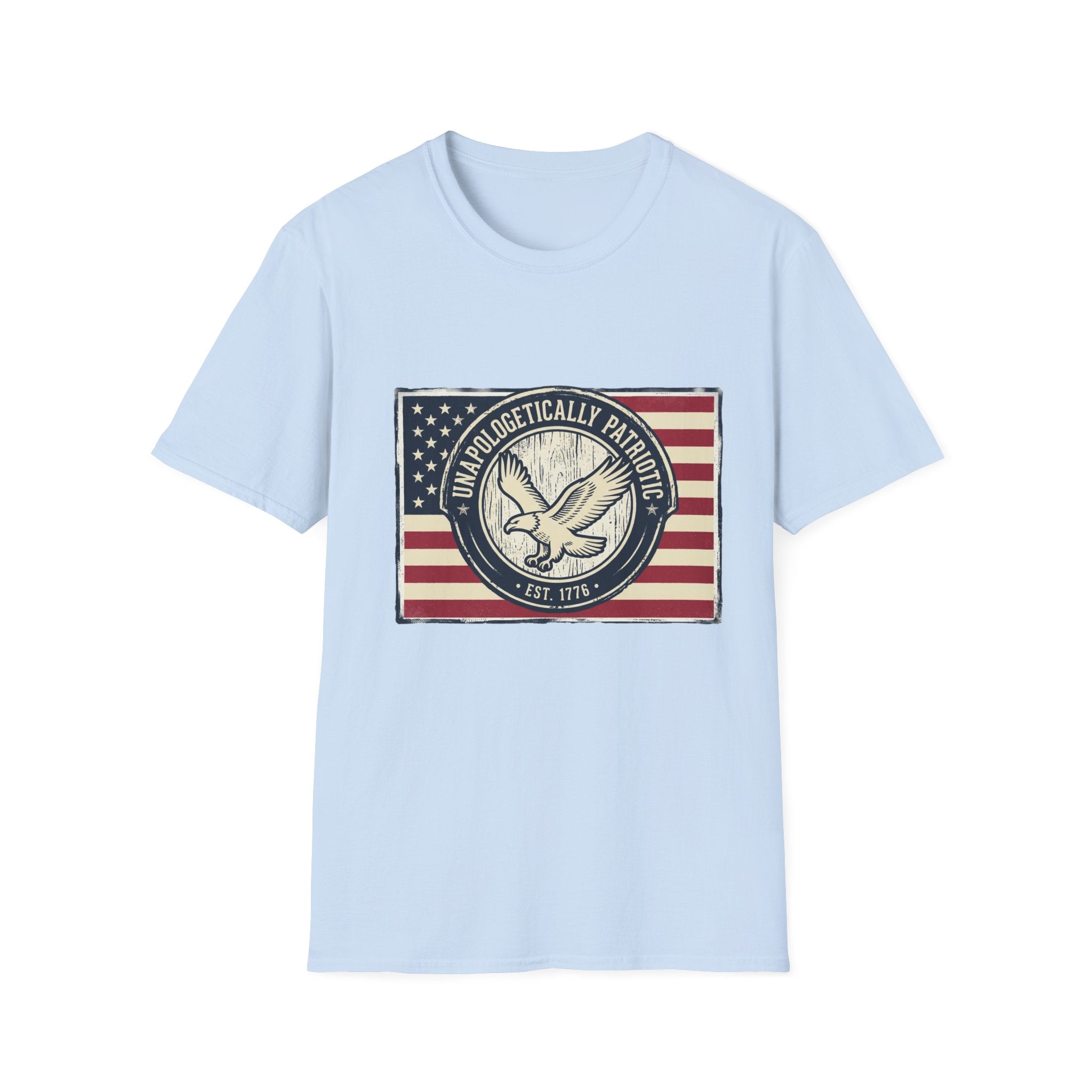 Patriotic Eagle T-Shirt — Unapologetically Patriotic American Flag Tee