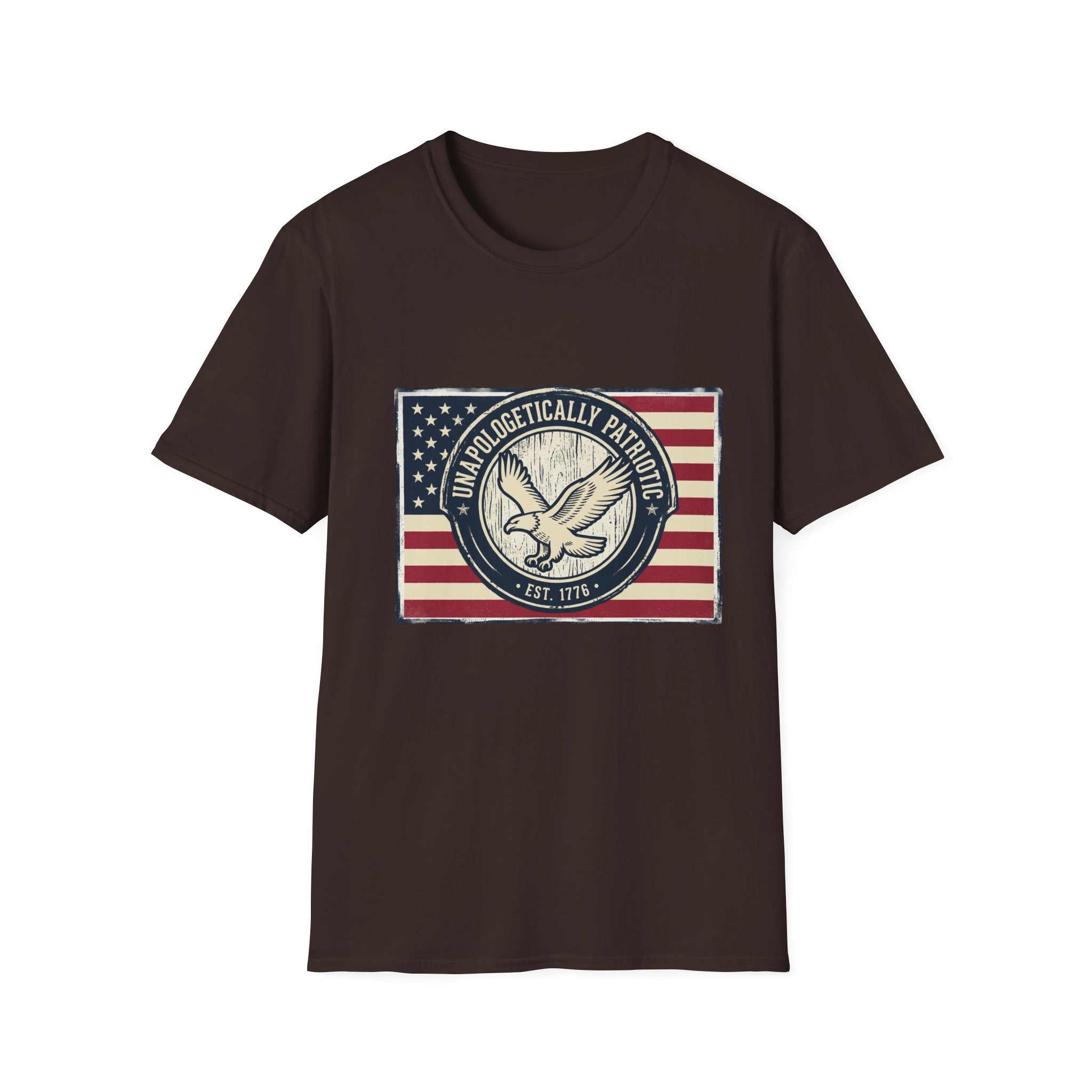 Patriotic Eagle T-Shirt — Unapologetically Patriotic American Flag Tee