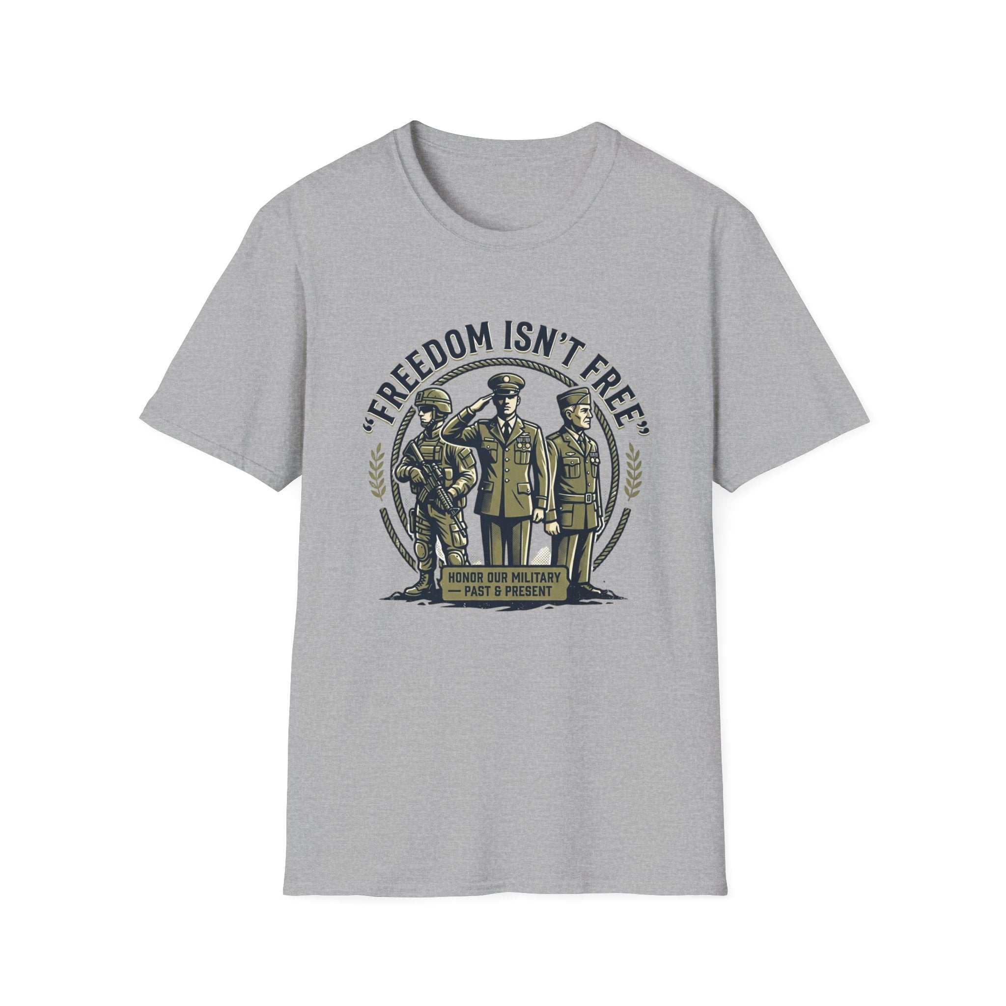 Freedom Isn't Free Military Tribute T-Shirt