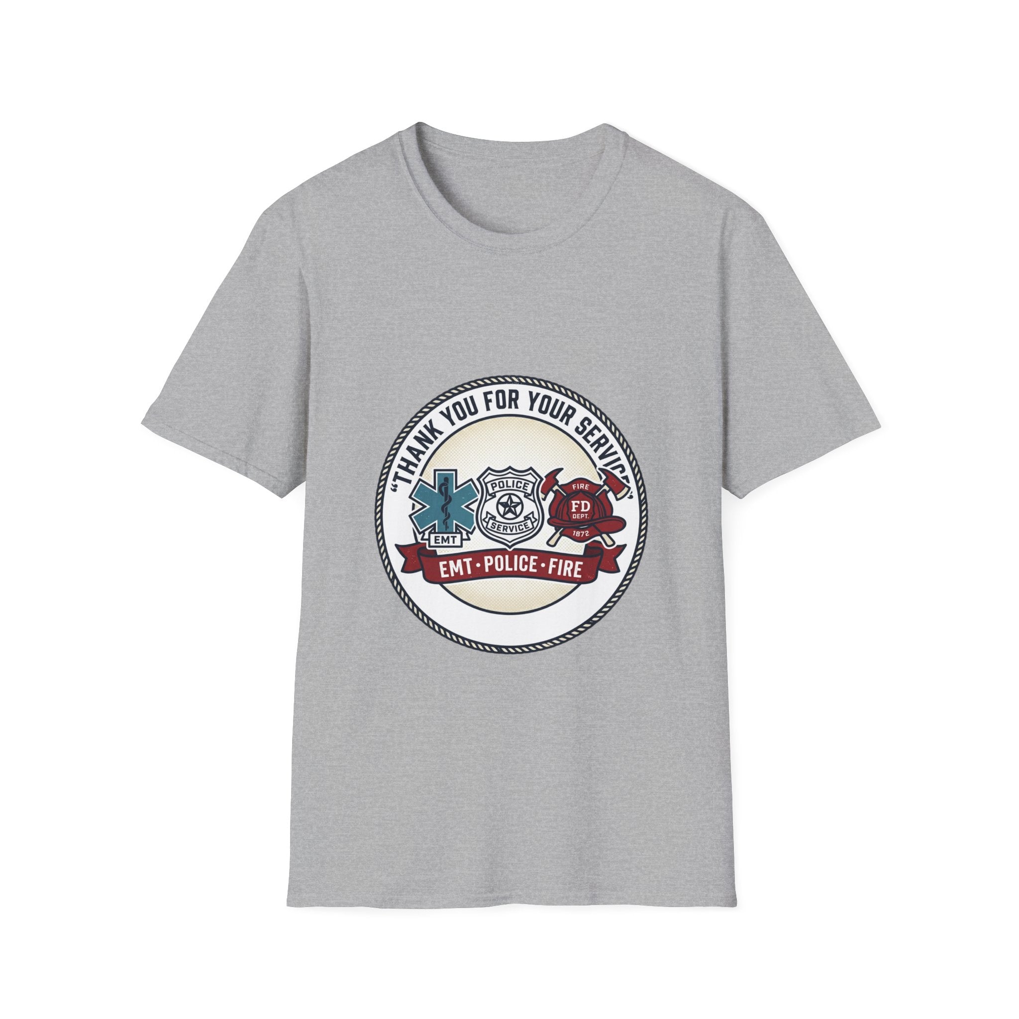EMT • Police • Fire 'Thank You For Your Service' T-Shirt