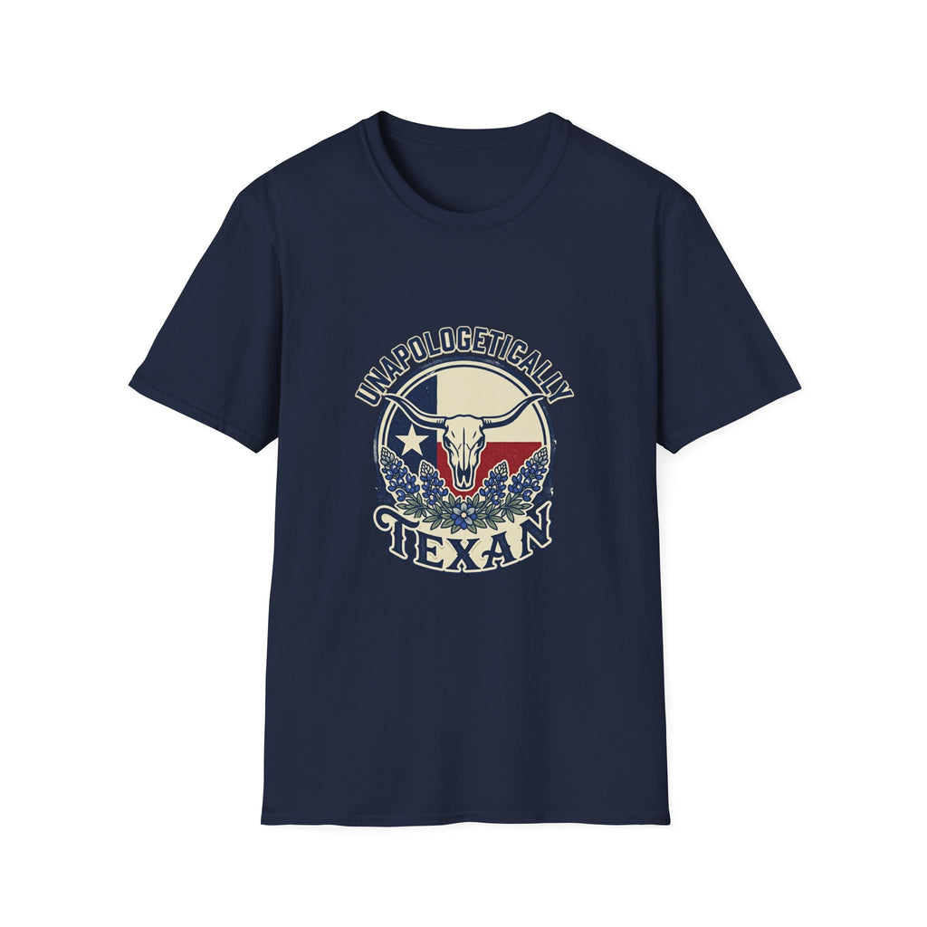 Unapologetically Texan T-Shirt — Retro Longhorn Texas Pride Tee