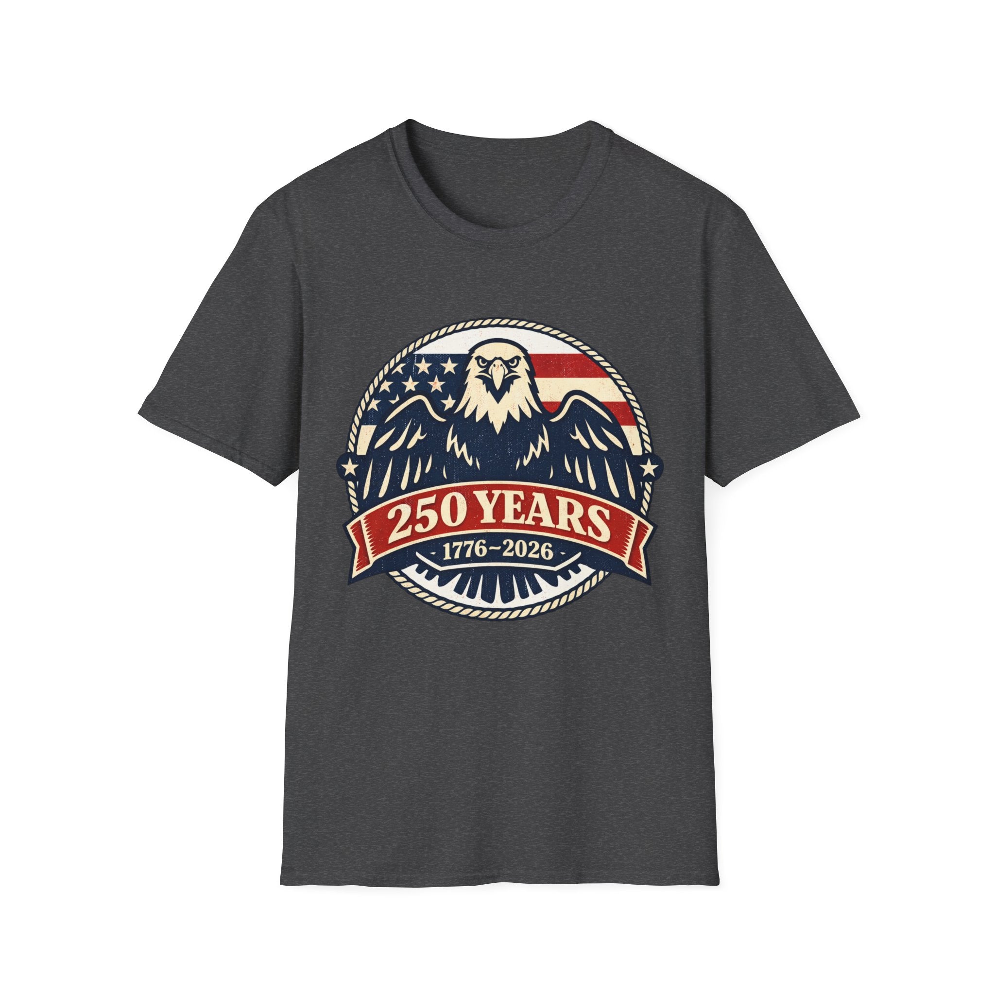 250 Years Eagle T-Shirt – 1776–2026 American Anniversary Patriotic Tee