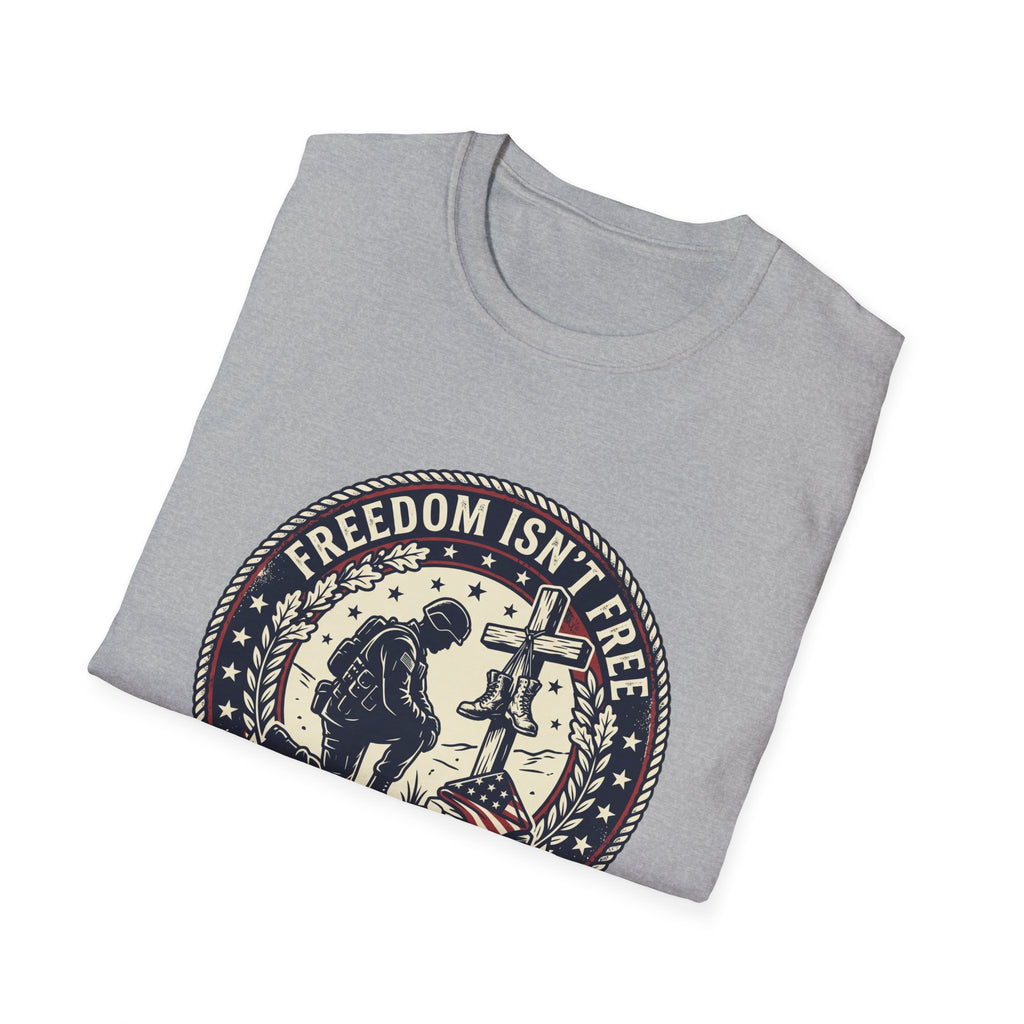 Freedom Isn't Free Memorial T-Shirt — Honoring the Fallen Military Tee