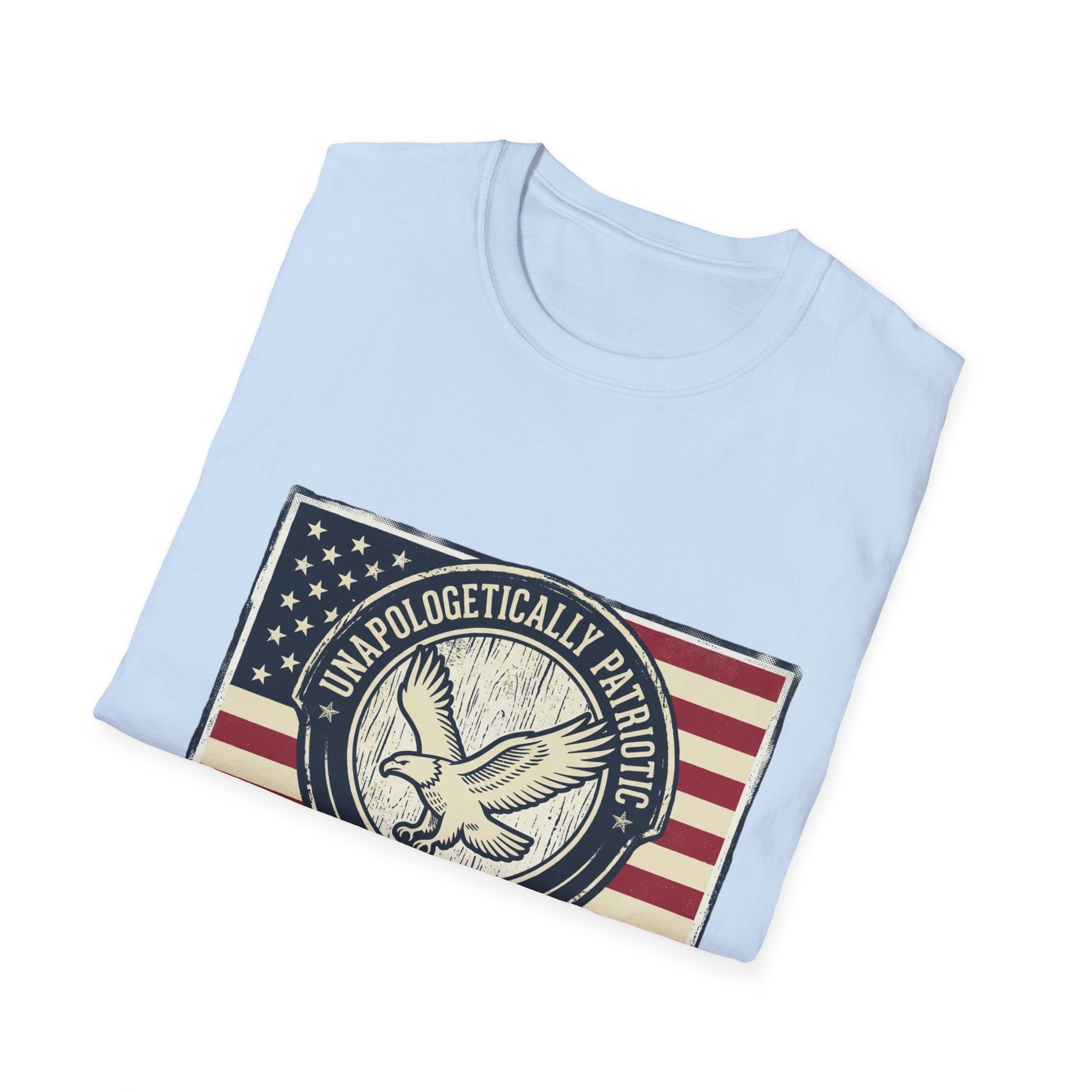 Patriotic Eagle T-Shirt — Unapologetically Patriotic American Flag Tee
