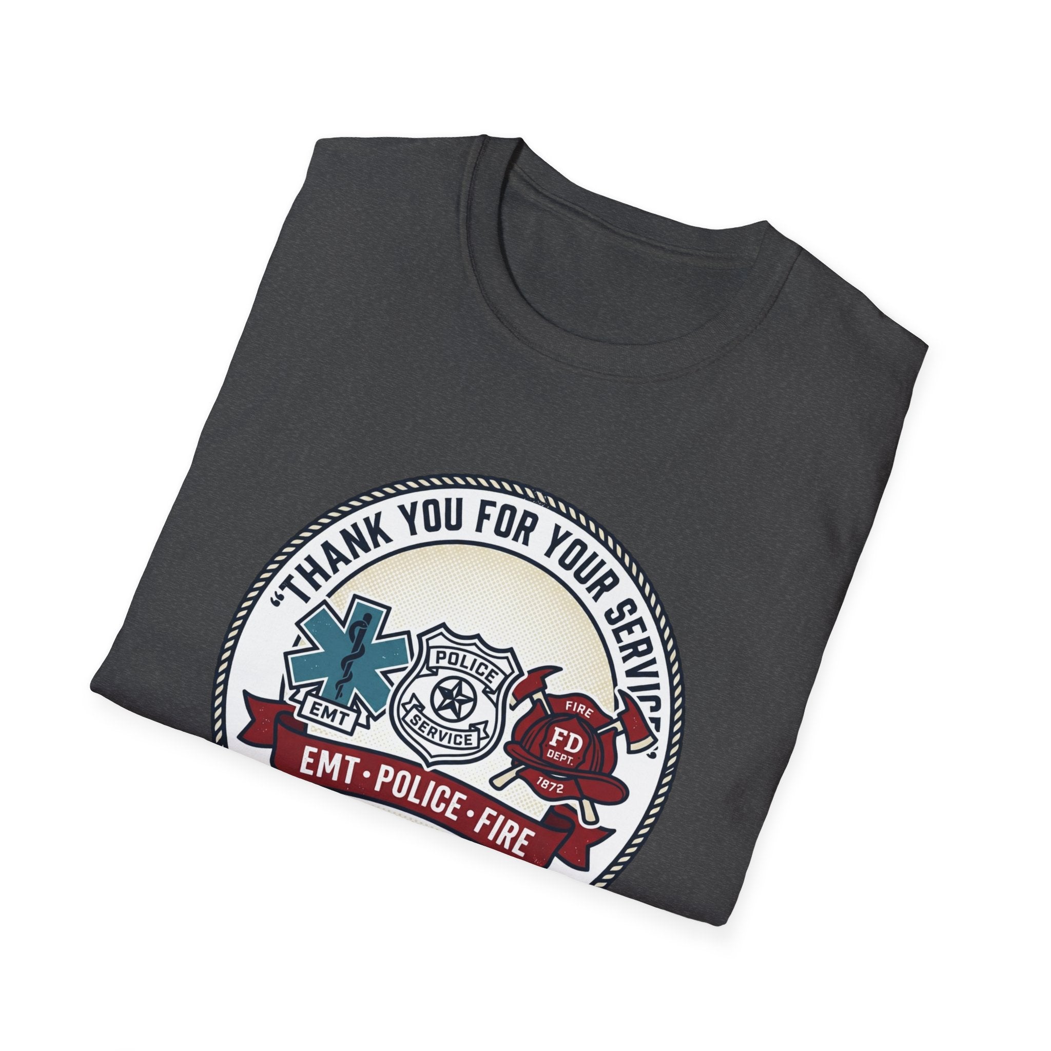 EMT • Police • Fire 'Thank You For Your Service' T-Shirt