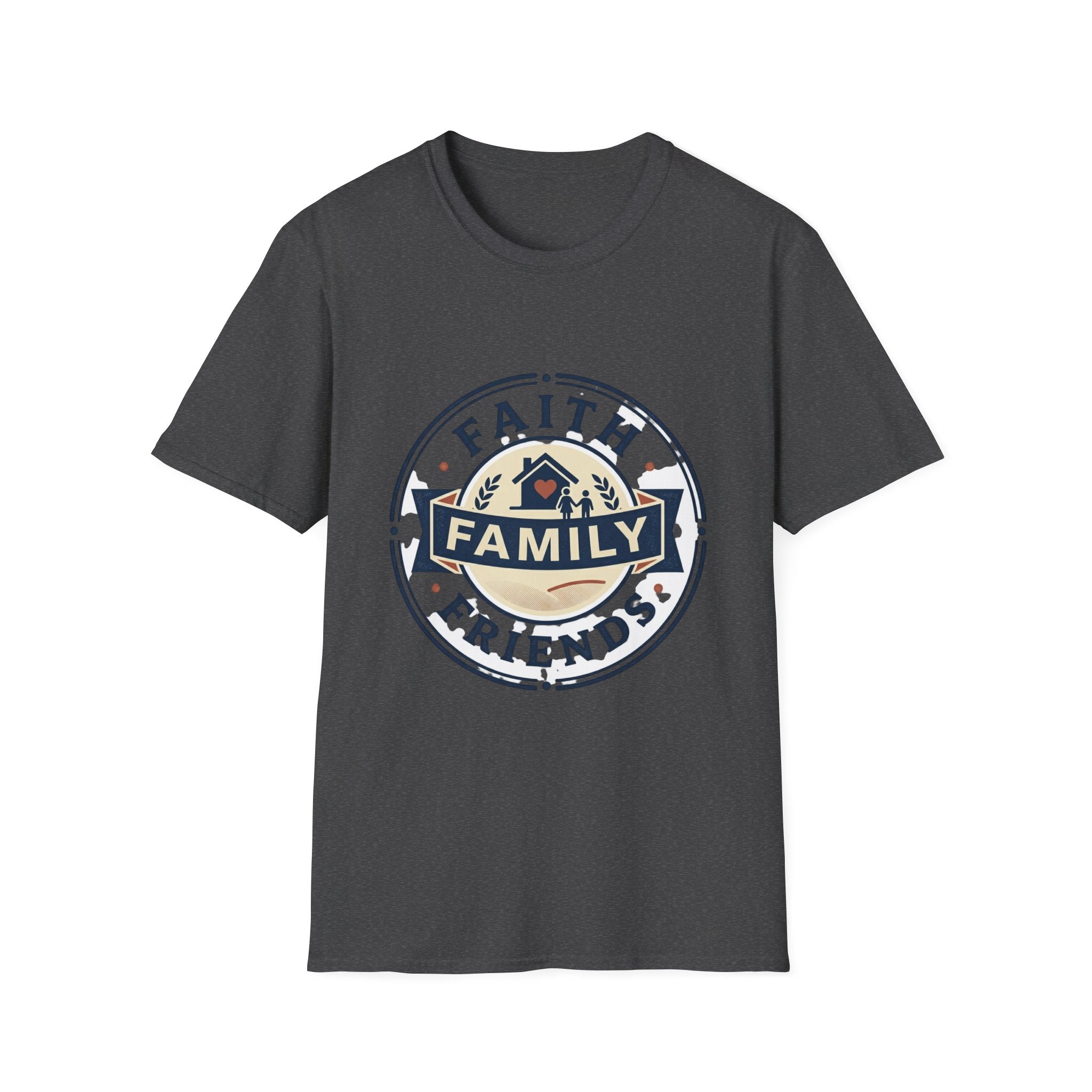 Faith, Family & Friends T-Shirt — Inspirational Christian Family Tee