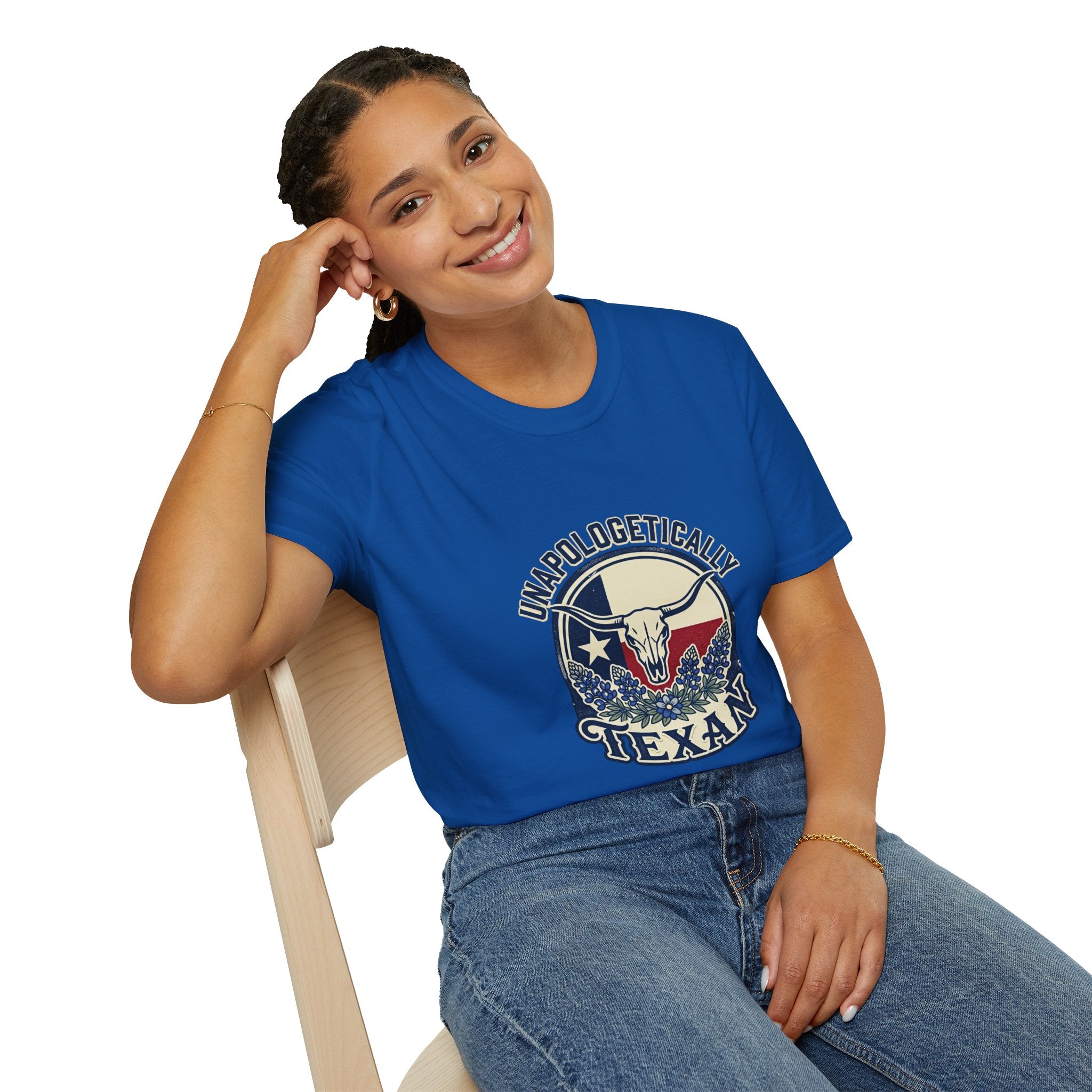 Unapologetically Texan T-Shirt — Retro Longhorn Texas Pride Tee