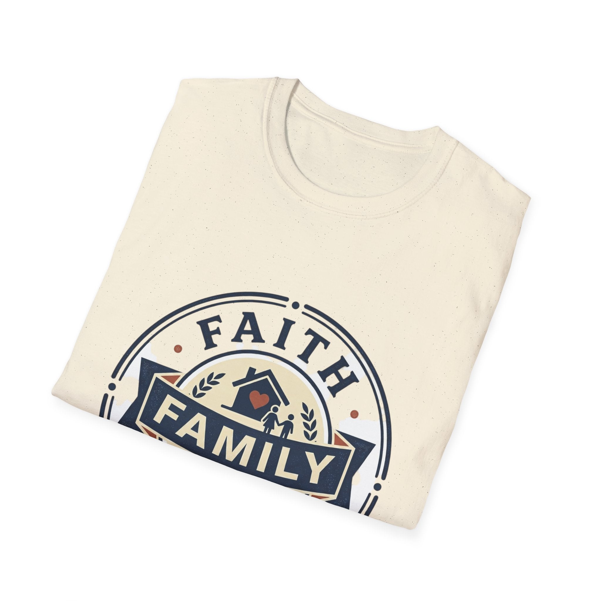 Faith, Family & Friends T-Shirt — Inspirational Christian Family Tee