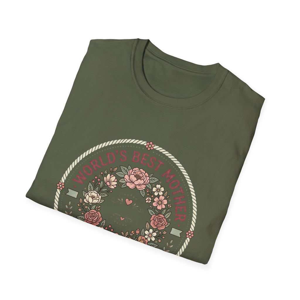 World's Best Mother Floral T-Shirt