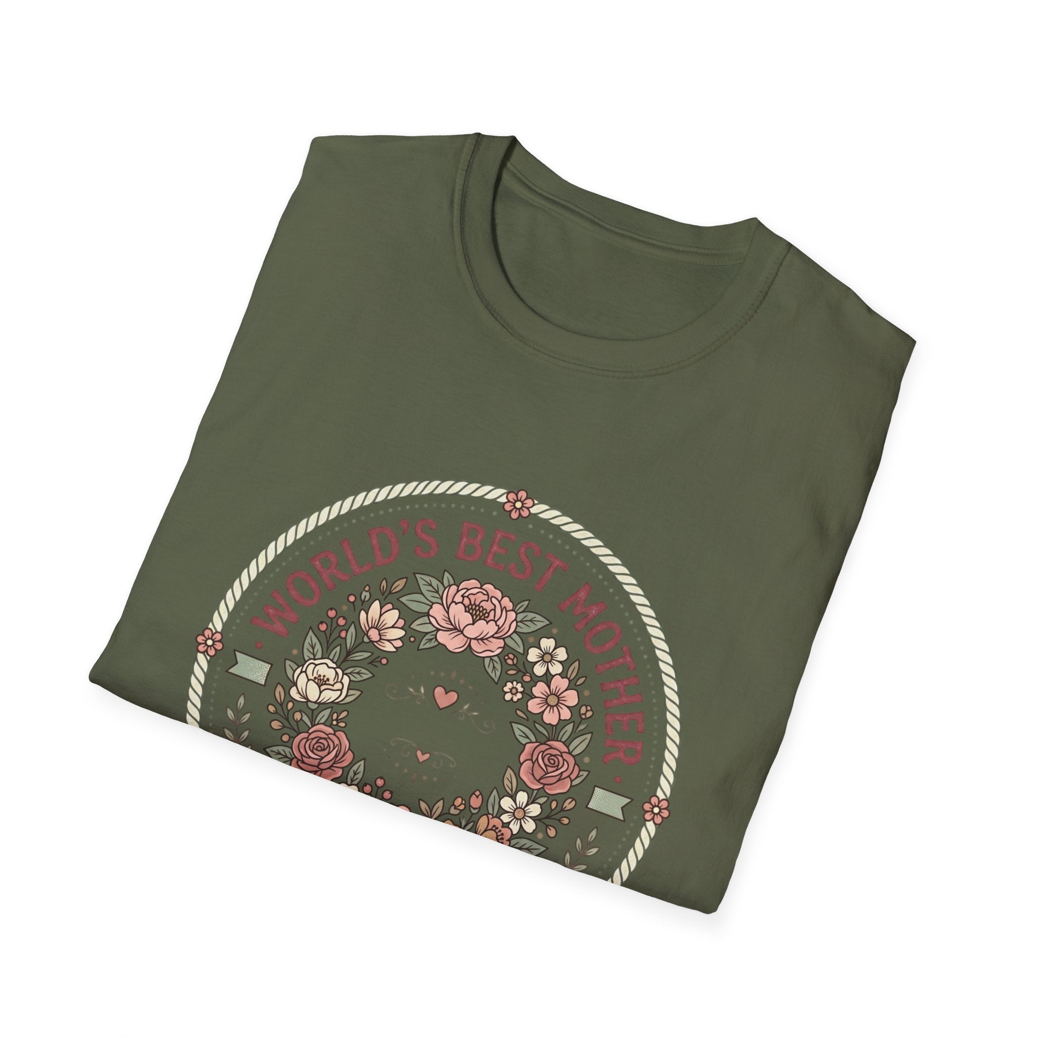 World's Best Mother Floral T-Shirt