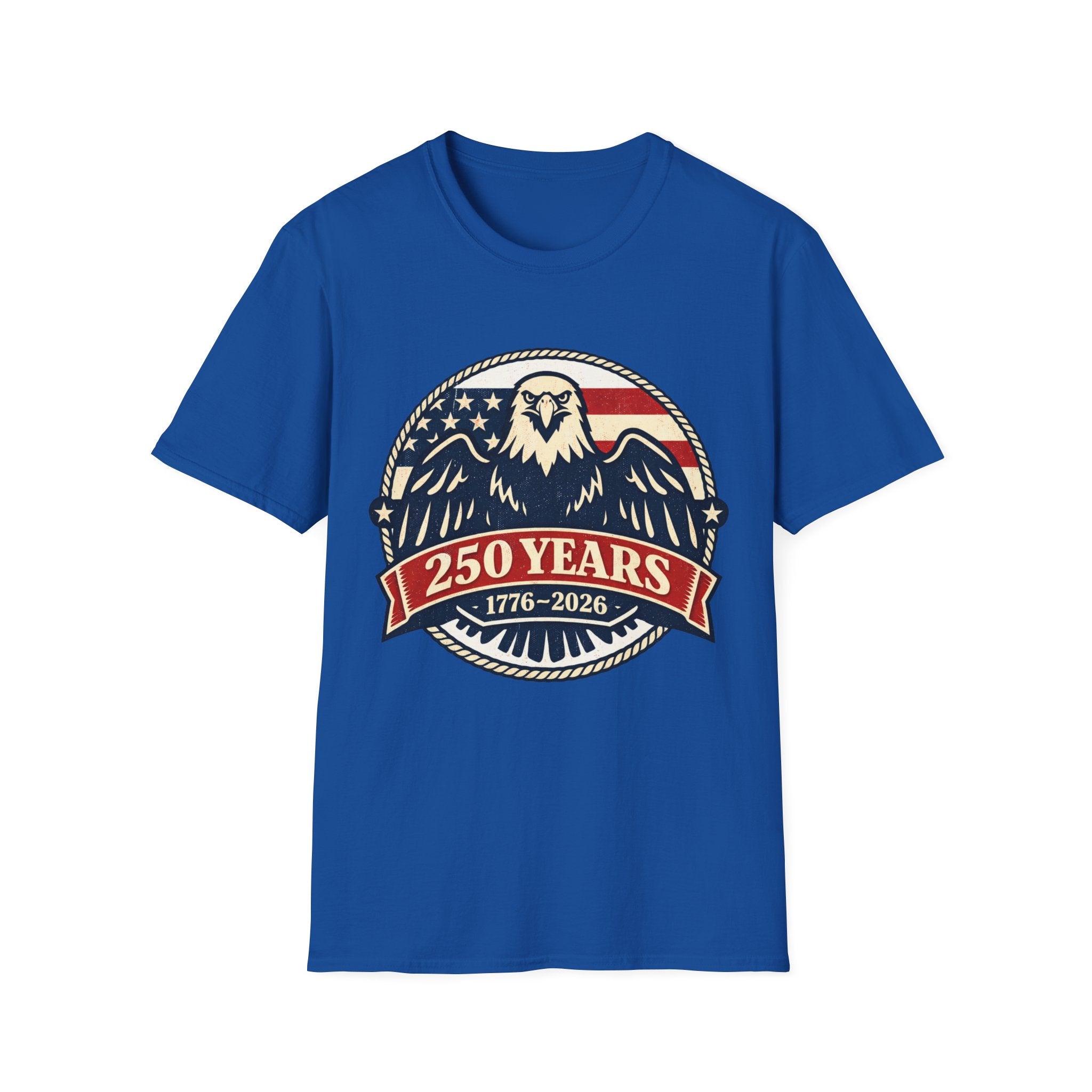 250 Years Eagle T-Shirt – 1776–2026 American Anniversary Patriotic Tee