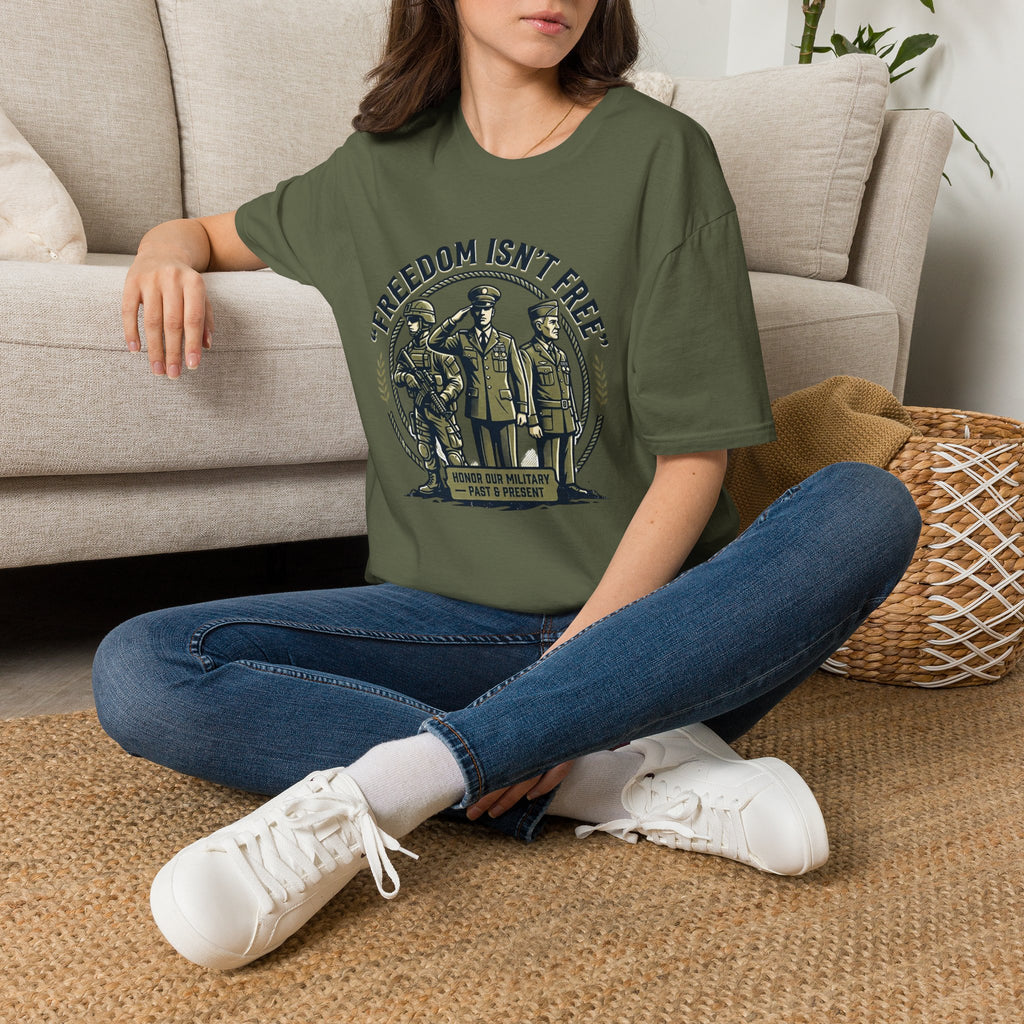 Freedom Isn't Free Military Tribute T-Shirt